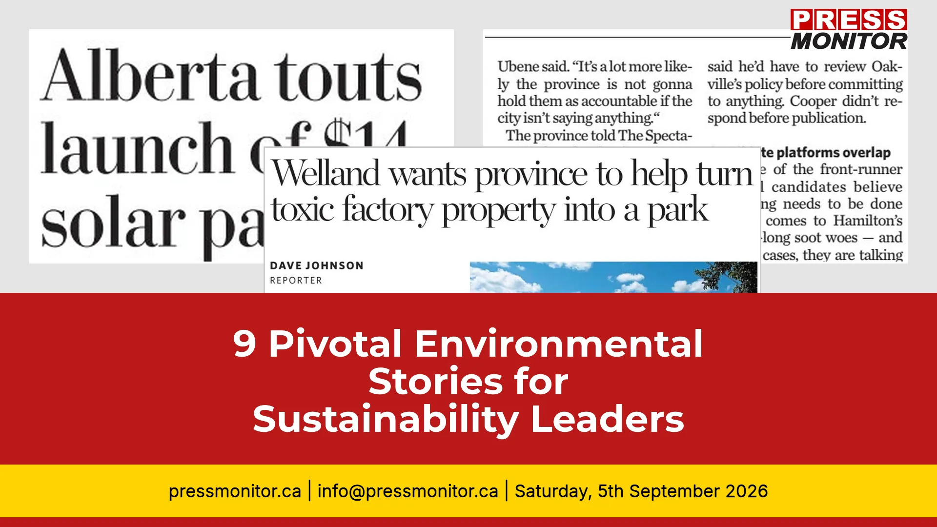9 Pivotal Environmental Stories for Sustainability Leaders
