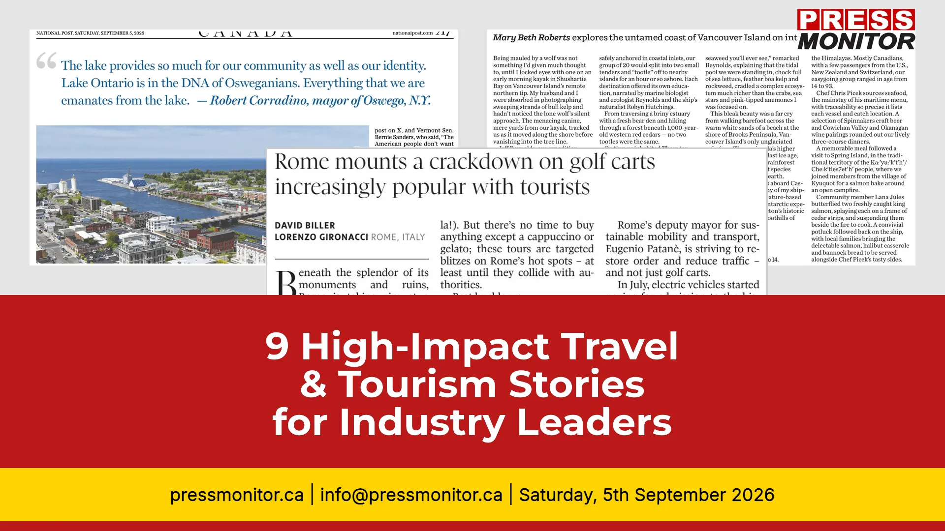 9 High-Impact Travel & Tourism Stories for Industry Leaders