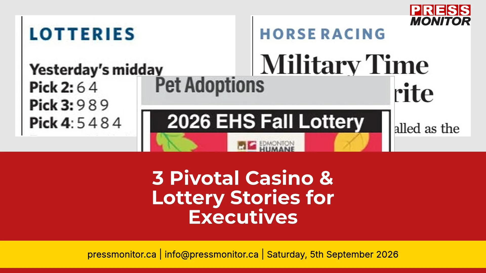 3 Pivotal Casino & Lottery Stories for Executives