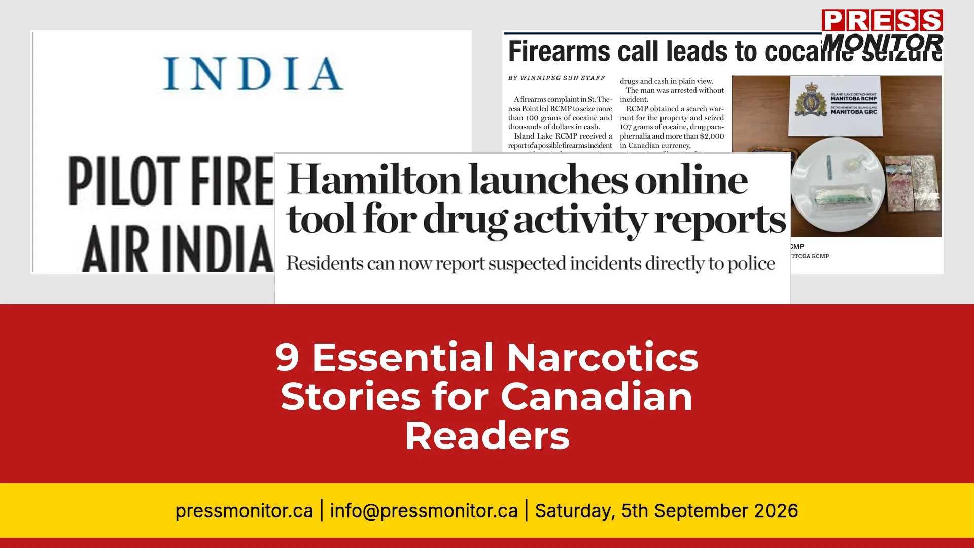9 Essential Narcotics Stories for Canadian Readers