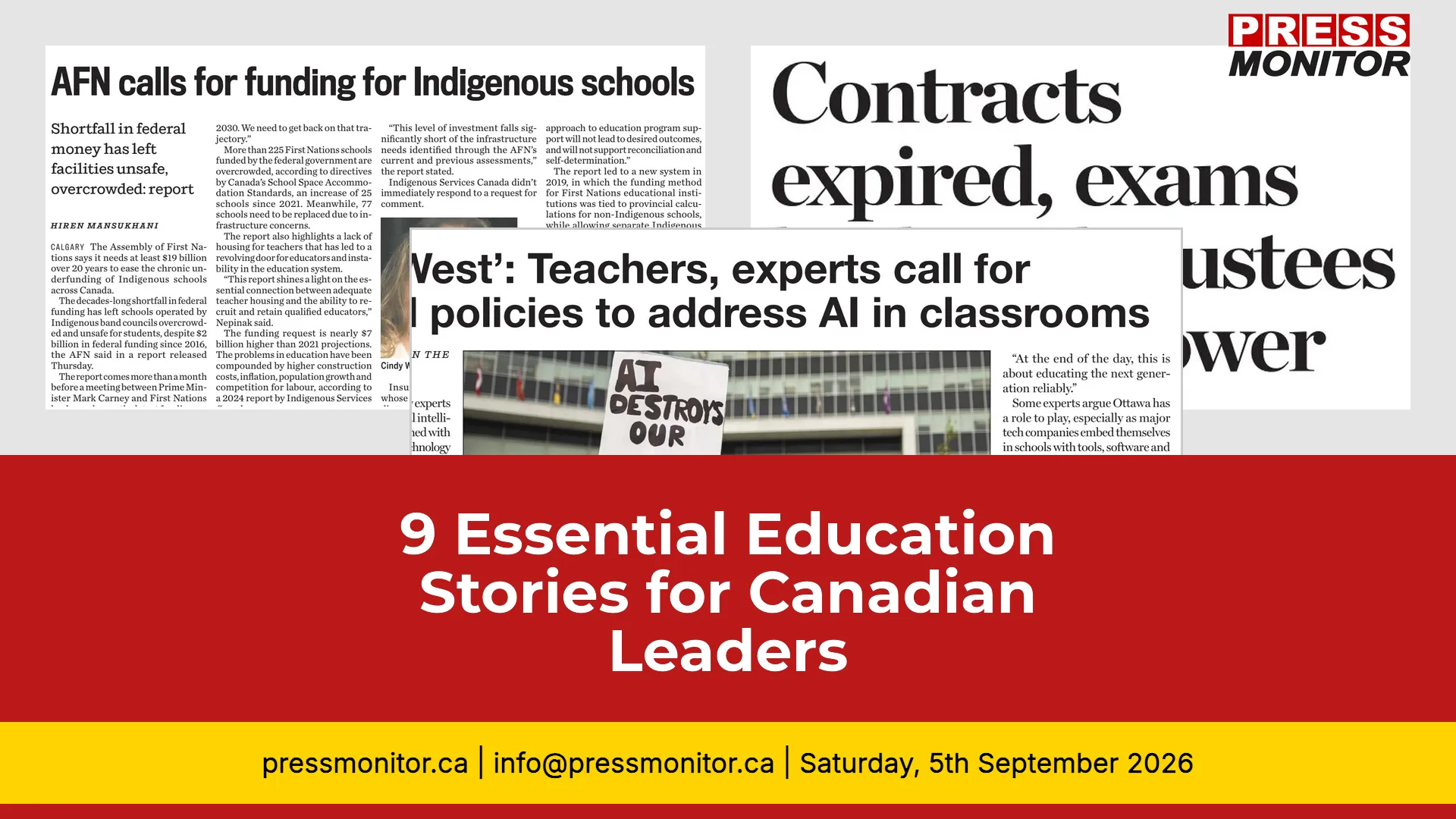 9 Essential Education Stories for Canadian Leaders