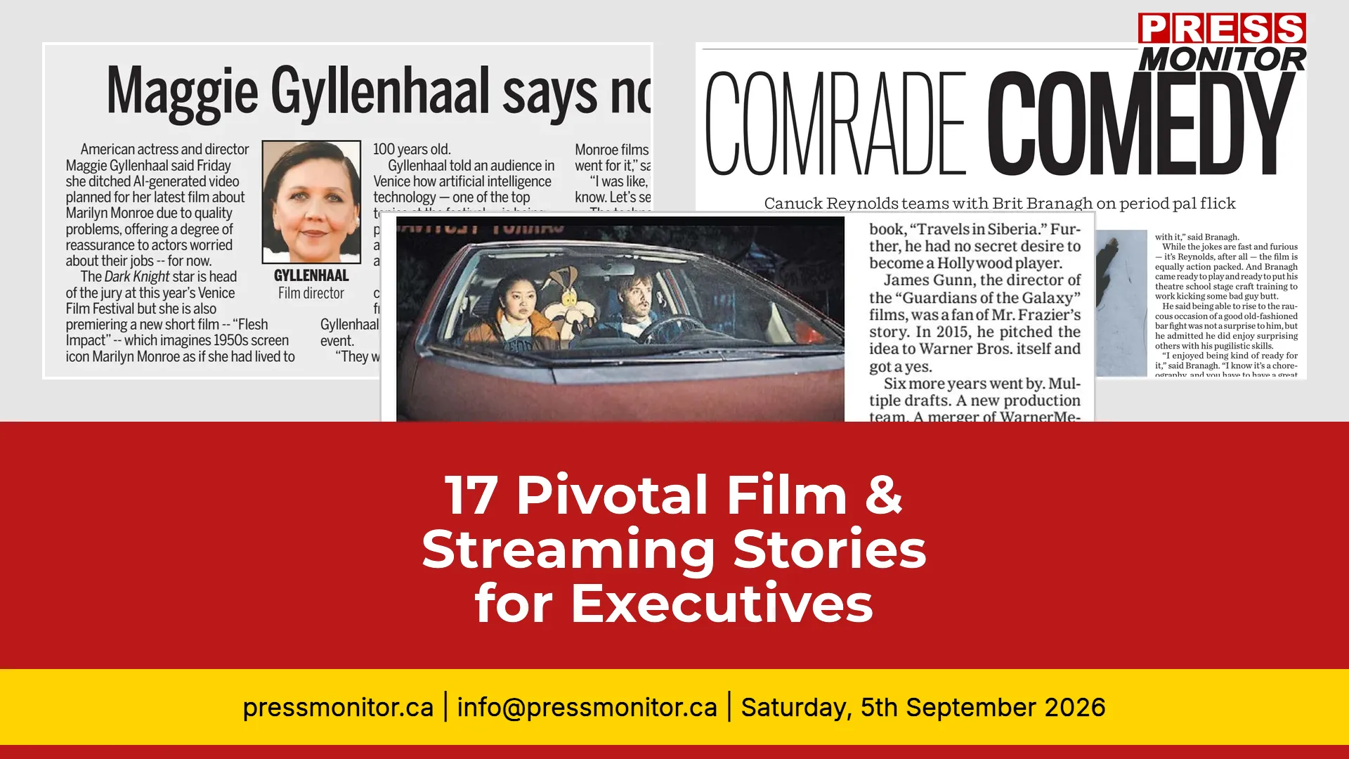 17 Pivotal Film & Streaming Stories for Executives