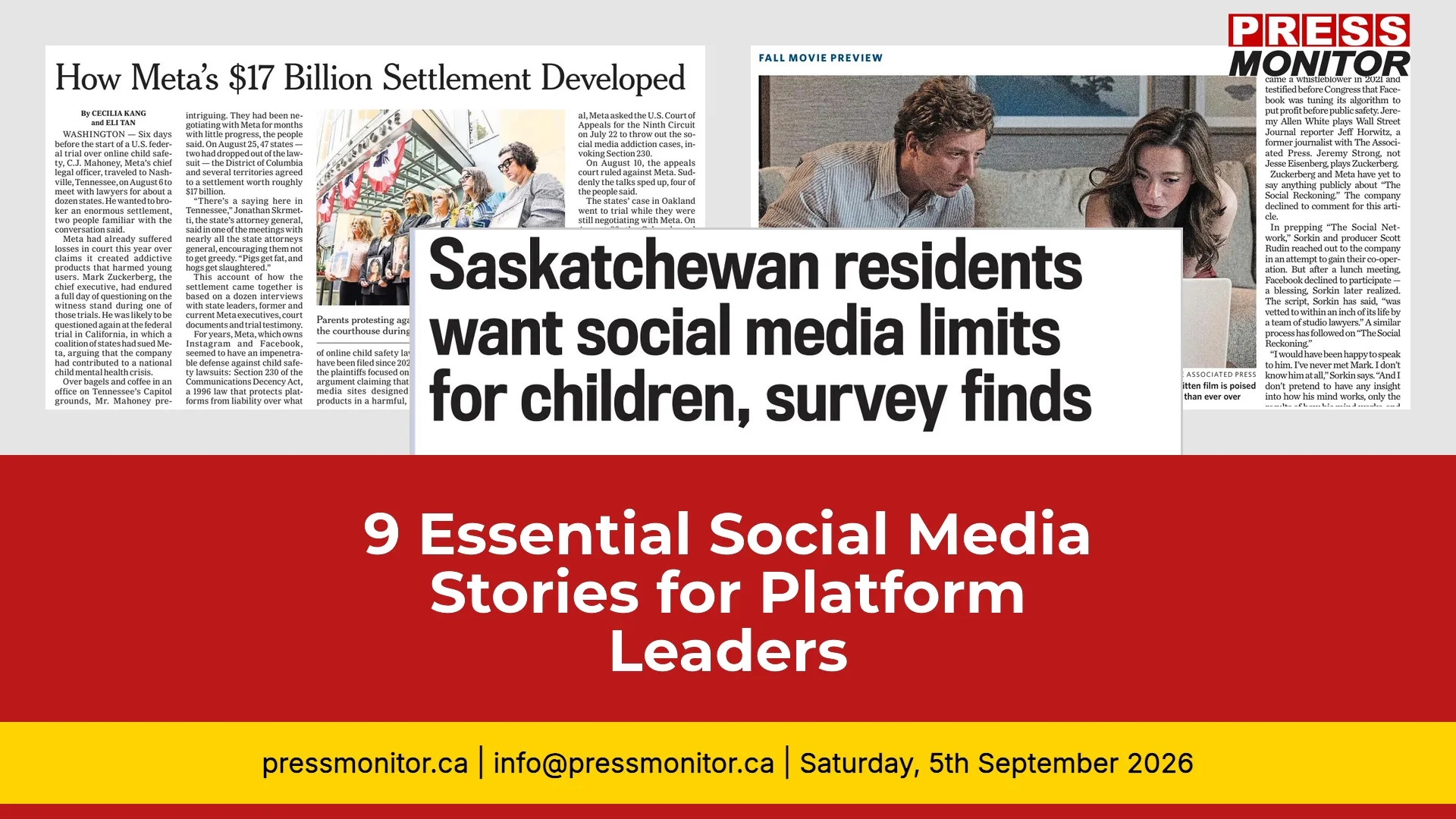 9 Essential Social Media Stories for Platform Leaders