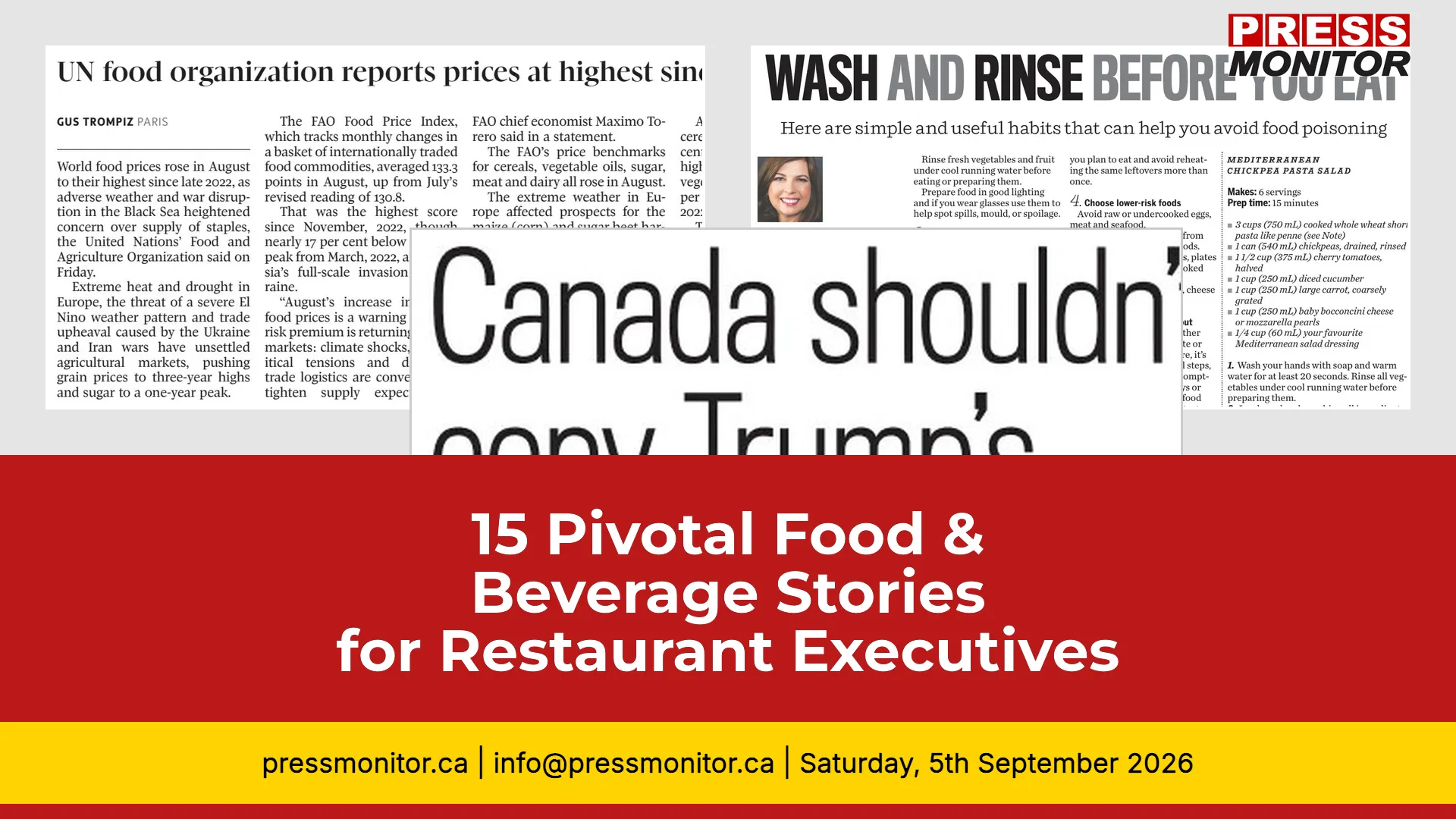 15 Pivotal Food & Beverage Stories for Restaurant Executives