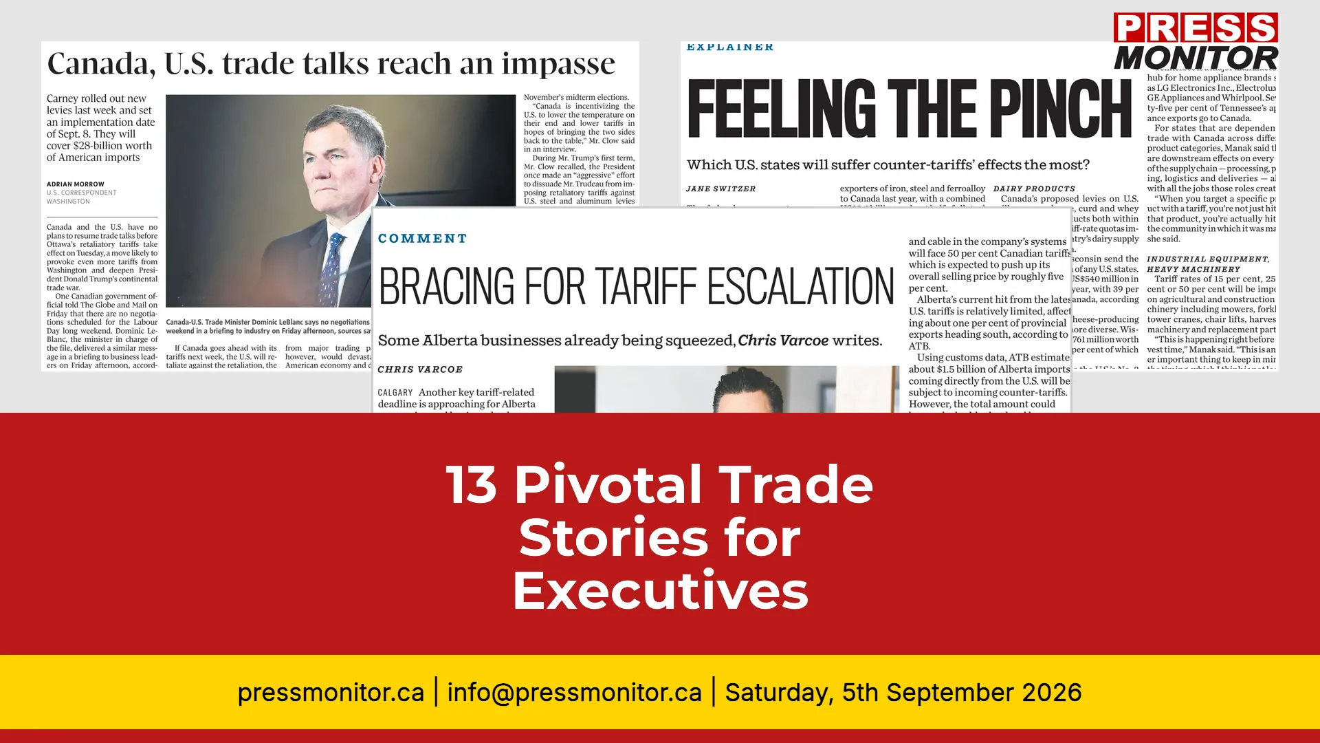 13 Pivotal Trade Stories for Executives
