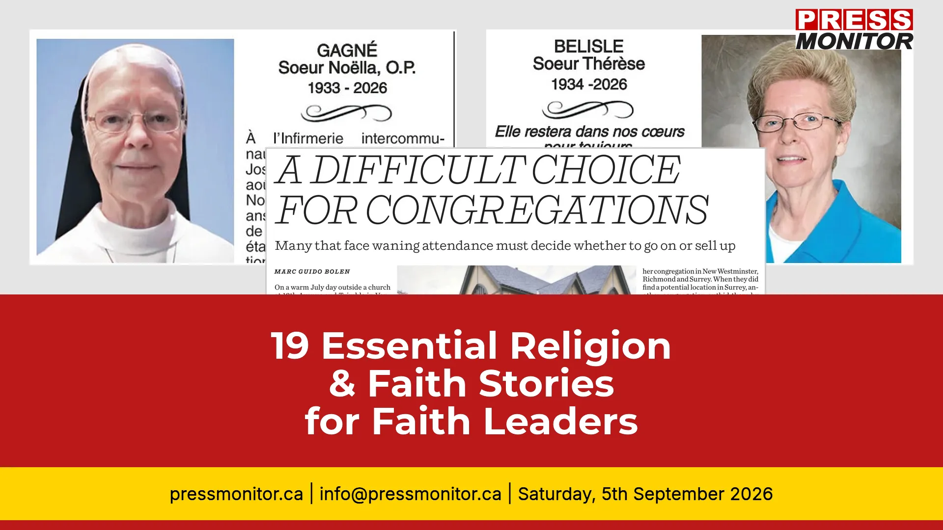 19 Essential Religion & Faith Stories for Faith Leaders