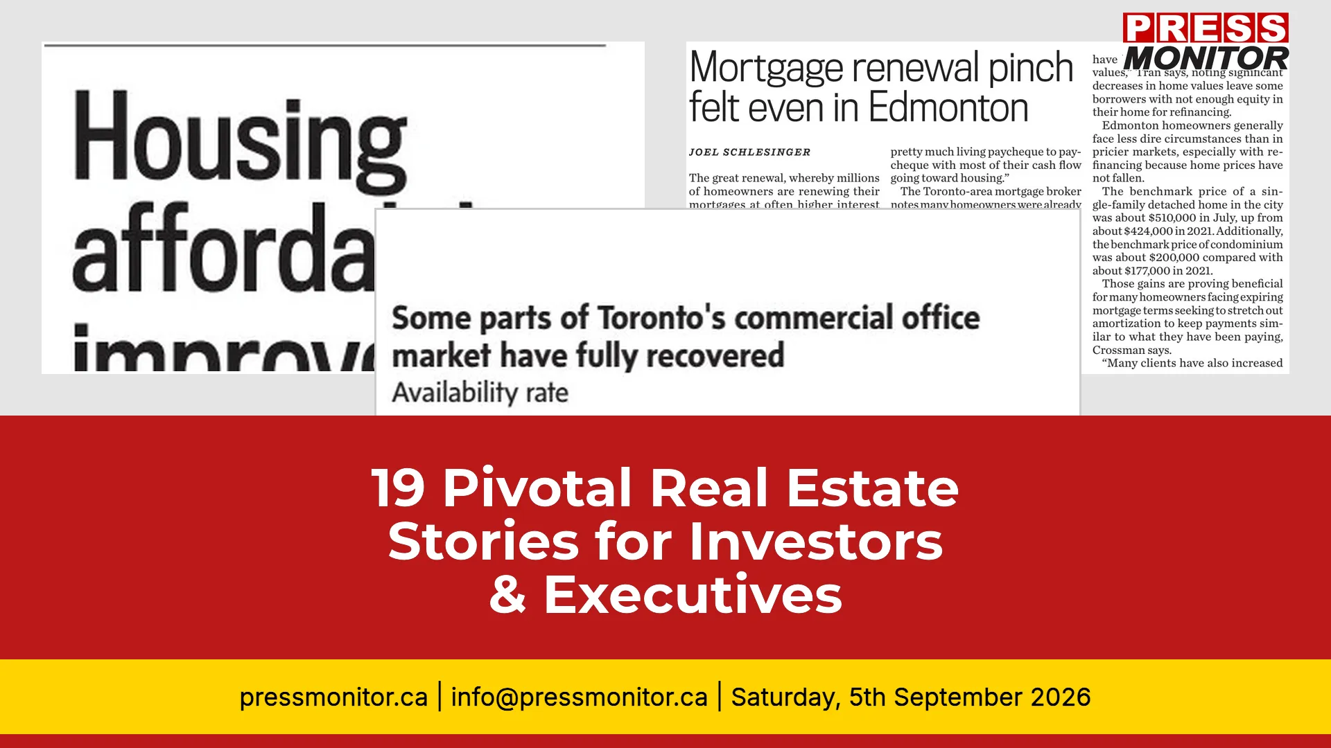 19 Pivotal Real Estate Stories for Investors & Executives