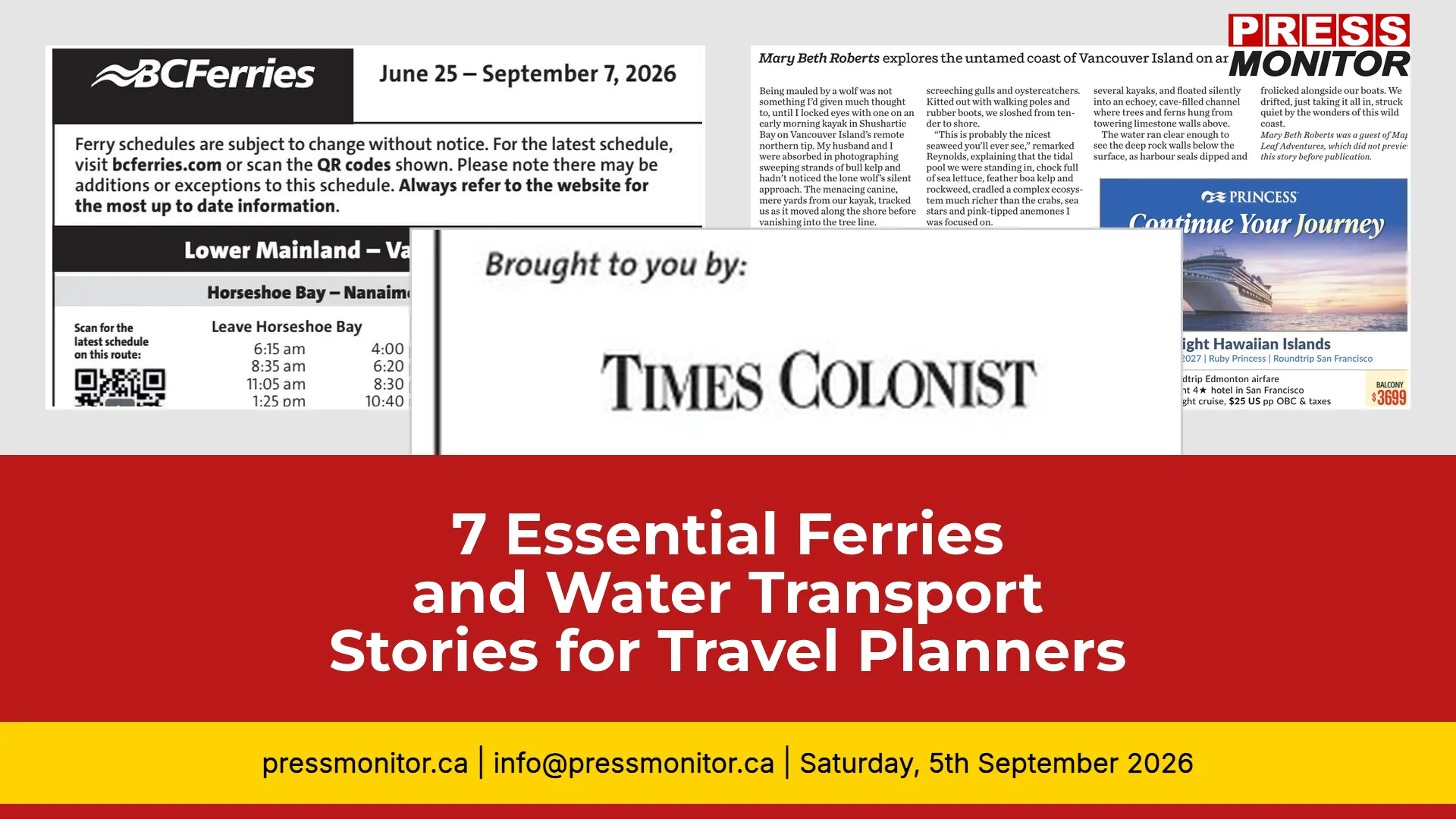 7 Essential Ferries and Water Transport Stories for Travel Planners