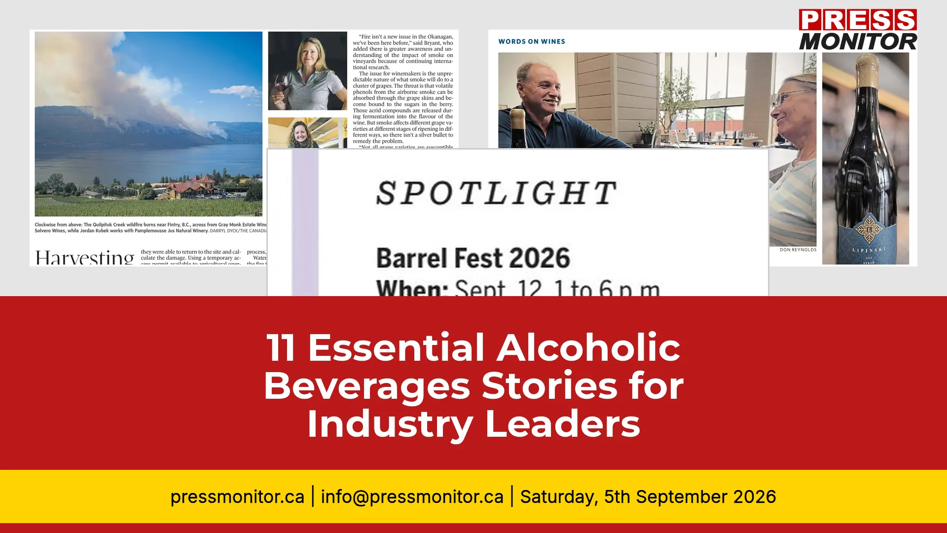 11 Essential Alcoholic Beverages Stories for Industry Leaders