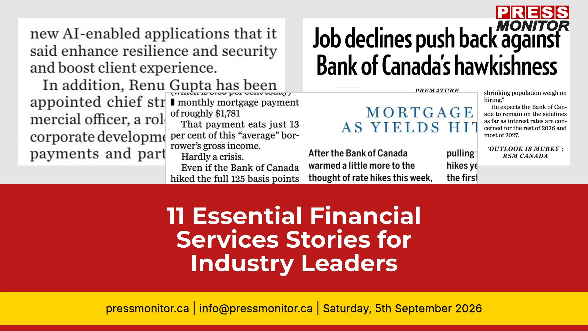 11 Essential Financial Services Stories for Industry Leaders