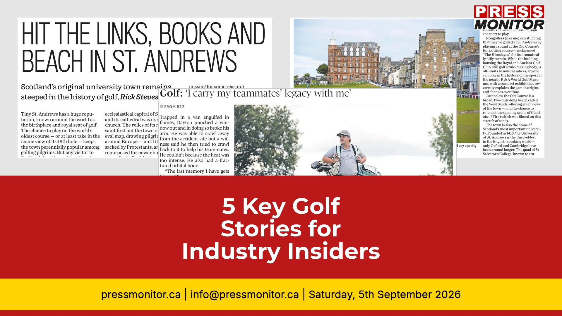 5 Key Golf Stories for Industry Insiders