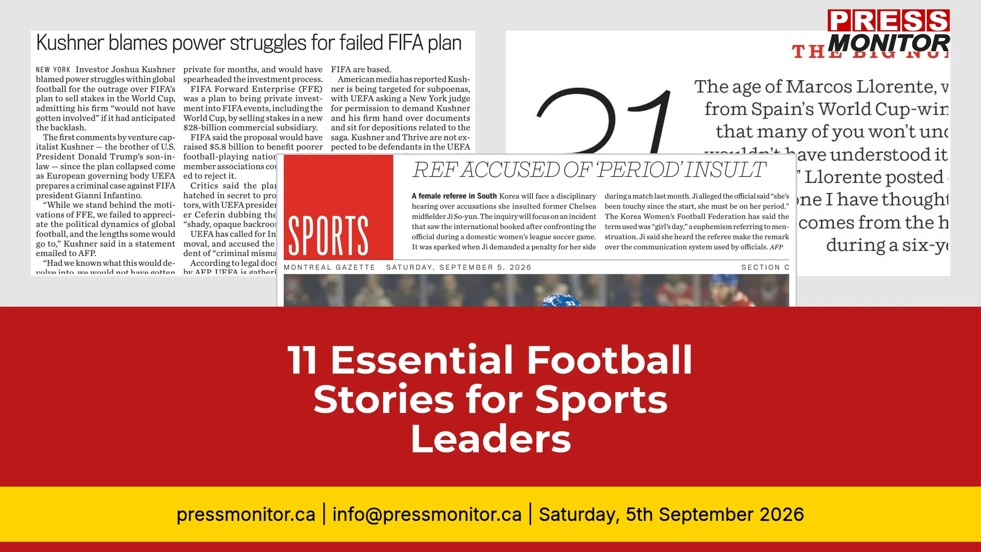 11 Essential Football Stories for Sports Leaders
