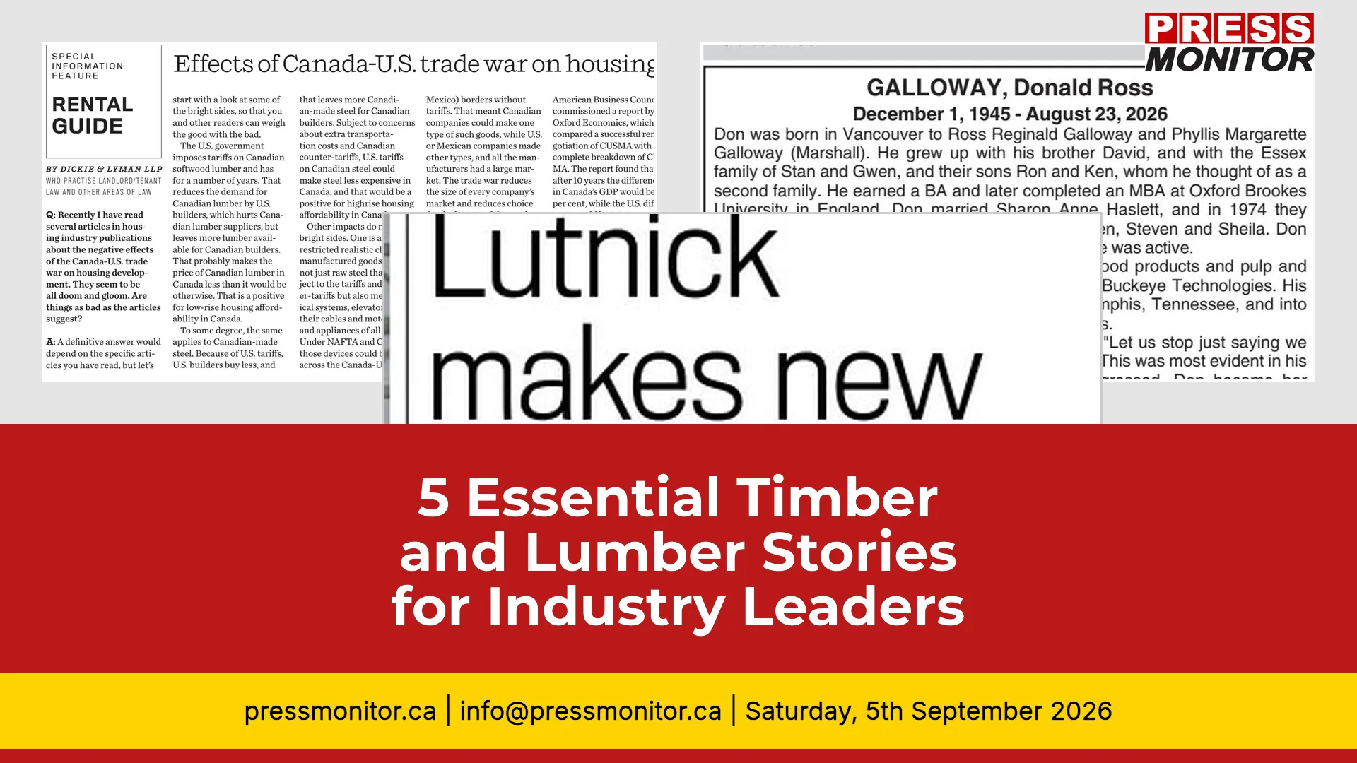 5 Essential Timber and Lumber Stories for Industry Leaders