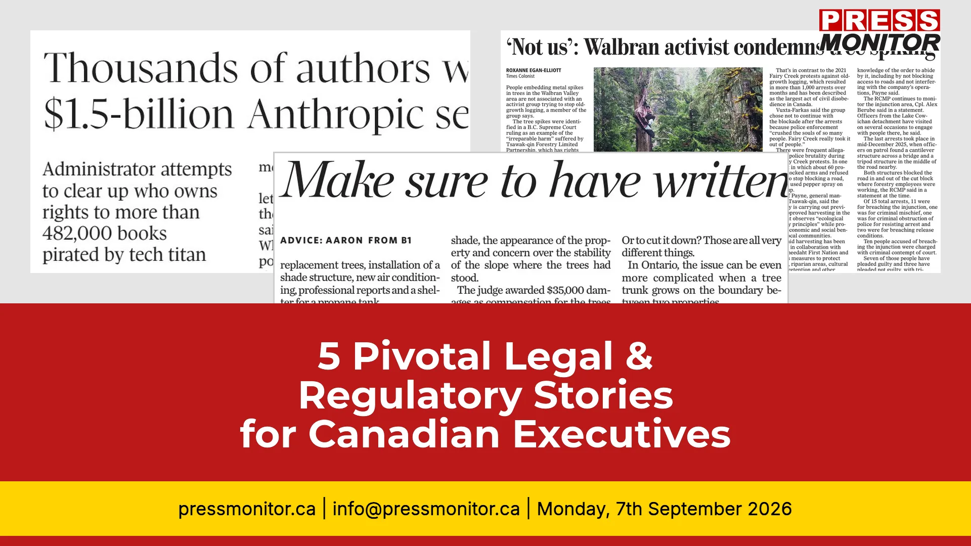 5 Pivotal Legal & Regulatory Stories for Canadian Executives