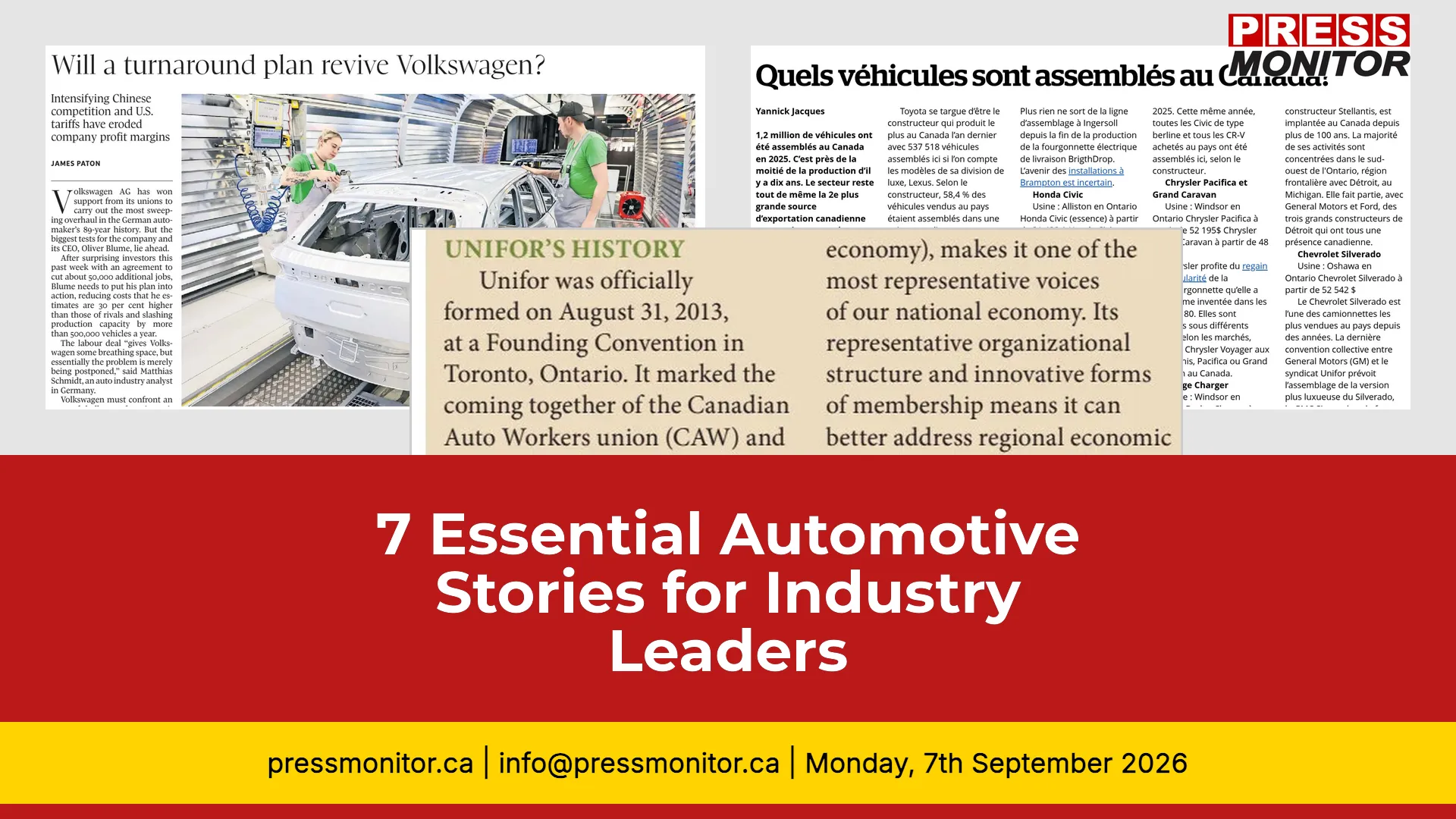 7 Essential Automotive Stories for Industry Leaders