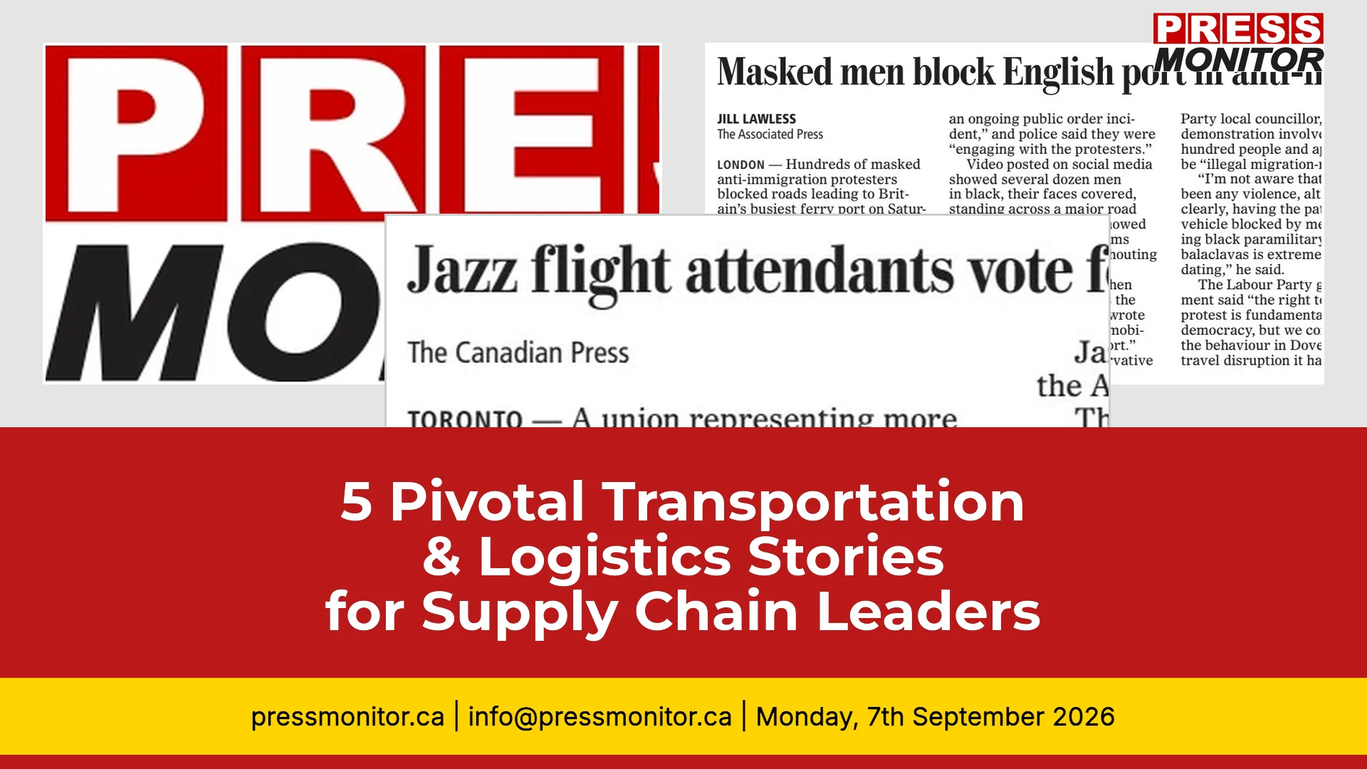 5 Pivotal Transportation & Logistics Stories for Supply Chain Leaders
