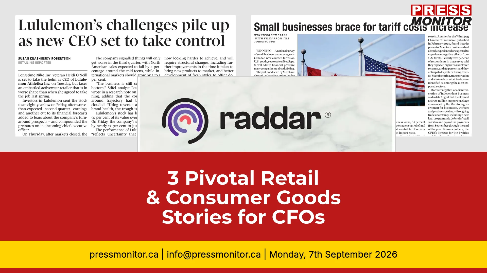 3 Pivotal Retail & Consumer Goods Stories for CFOs