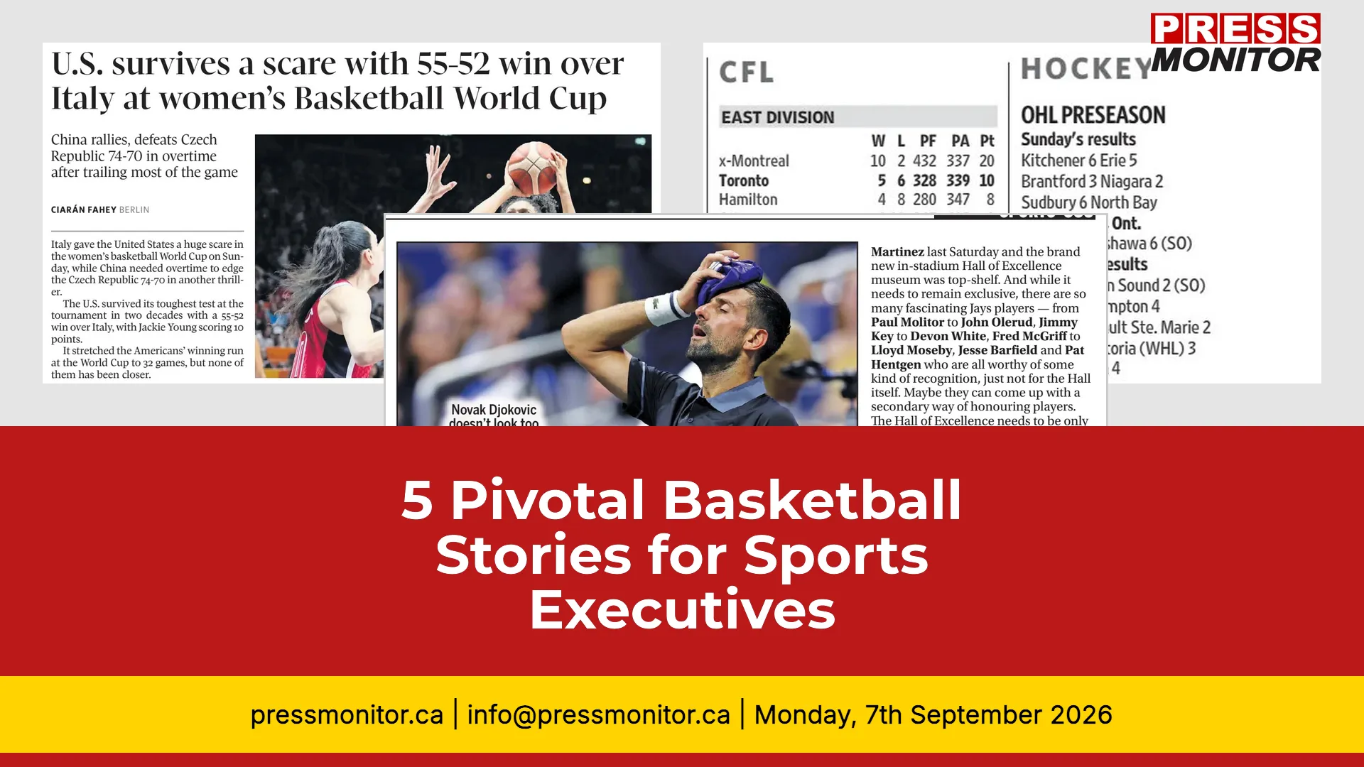 5 Pivotal Basketball Stories for Sports Executives