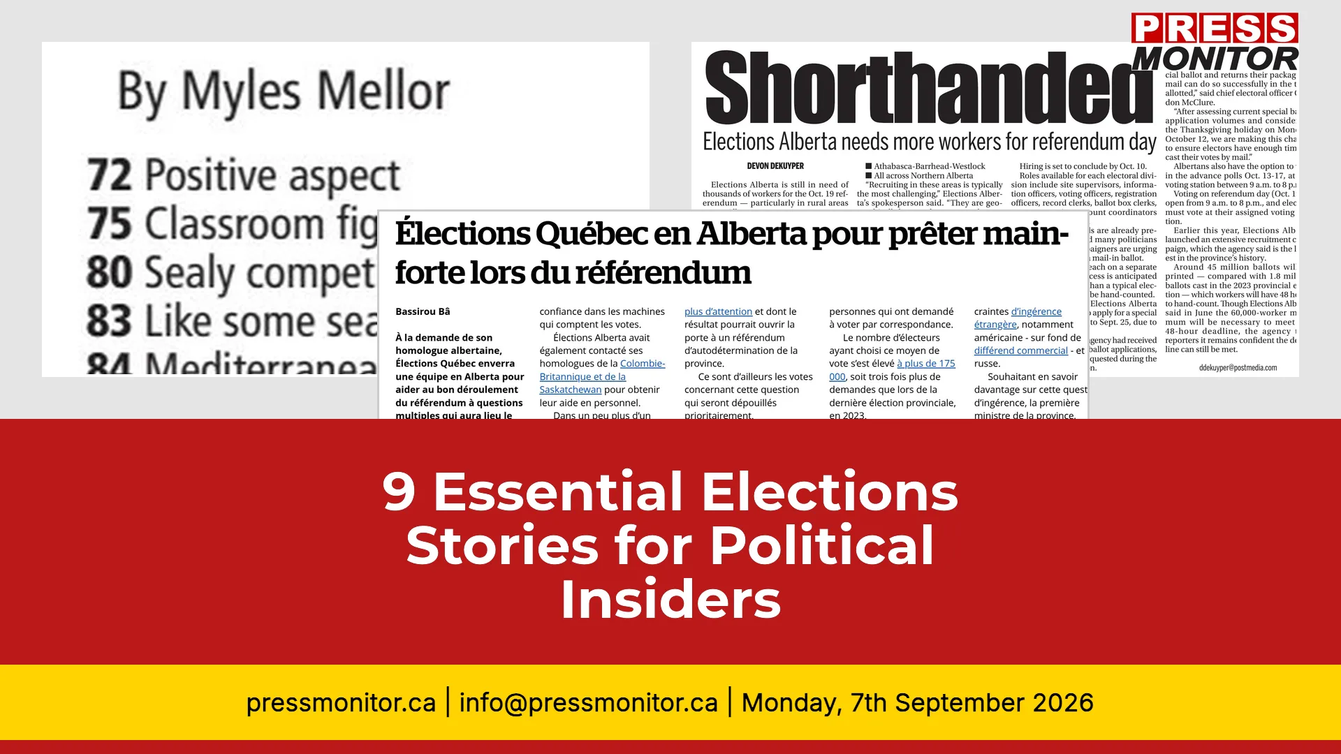 9 Essential Elections Stories for Political Insiders