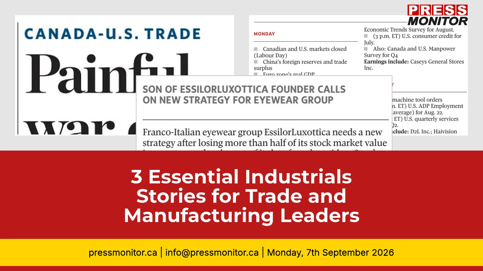 3 Essential Industrials Stories for Trade and Manufacturing Leaders