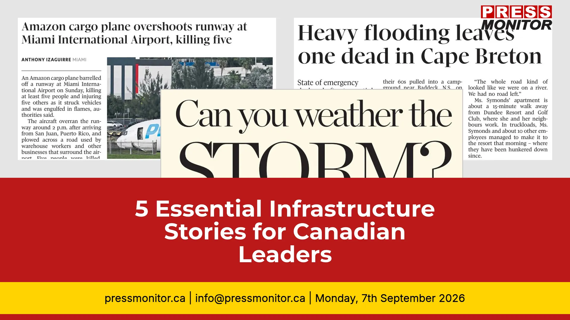5 Essential Infrastructure Stories for Canadian Leaders