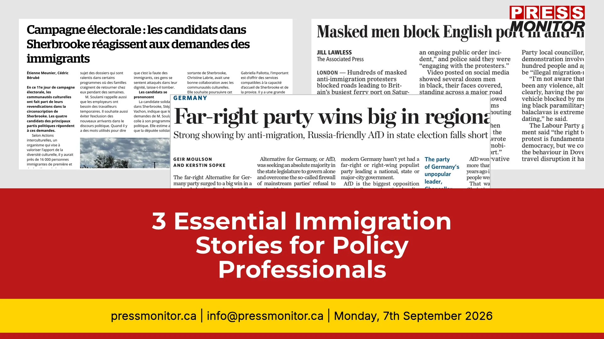 3 Essential Immigration Stories for Policy Professionals