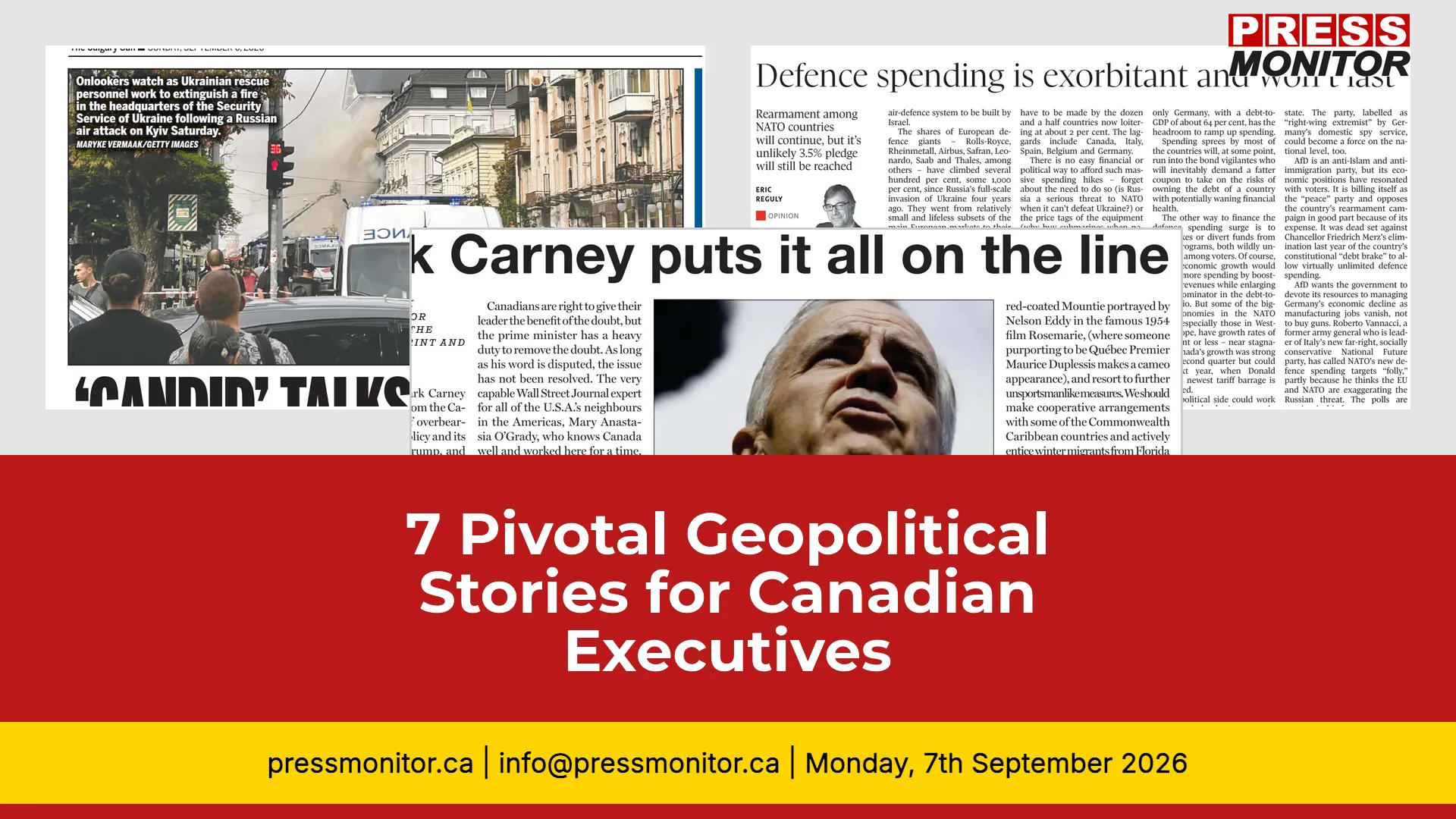 7 Pivotal Geopolitical Stories for Canadian Executives