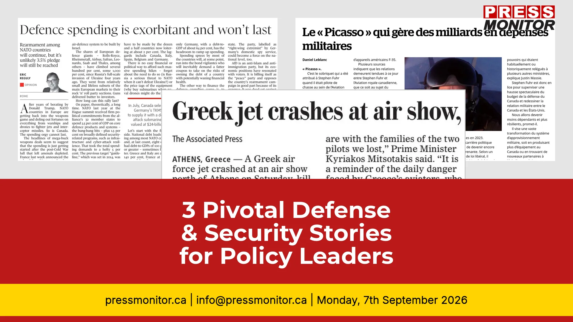3 Pivotal Defense & Security Stories for Policy Leaders