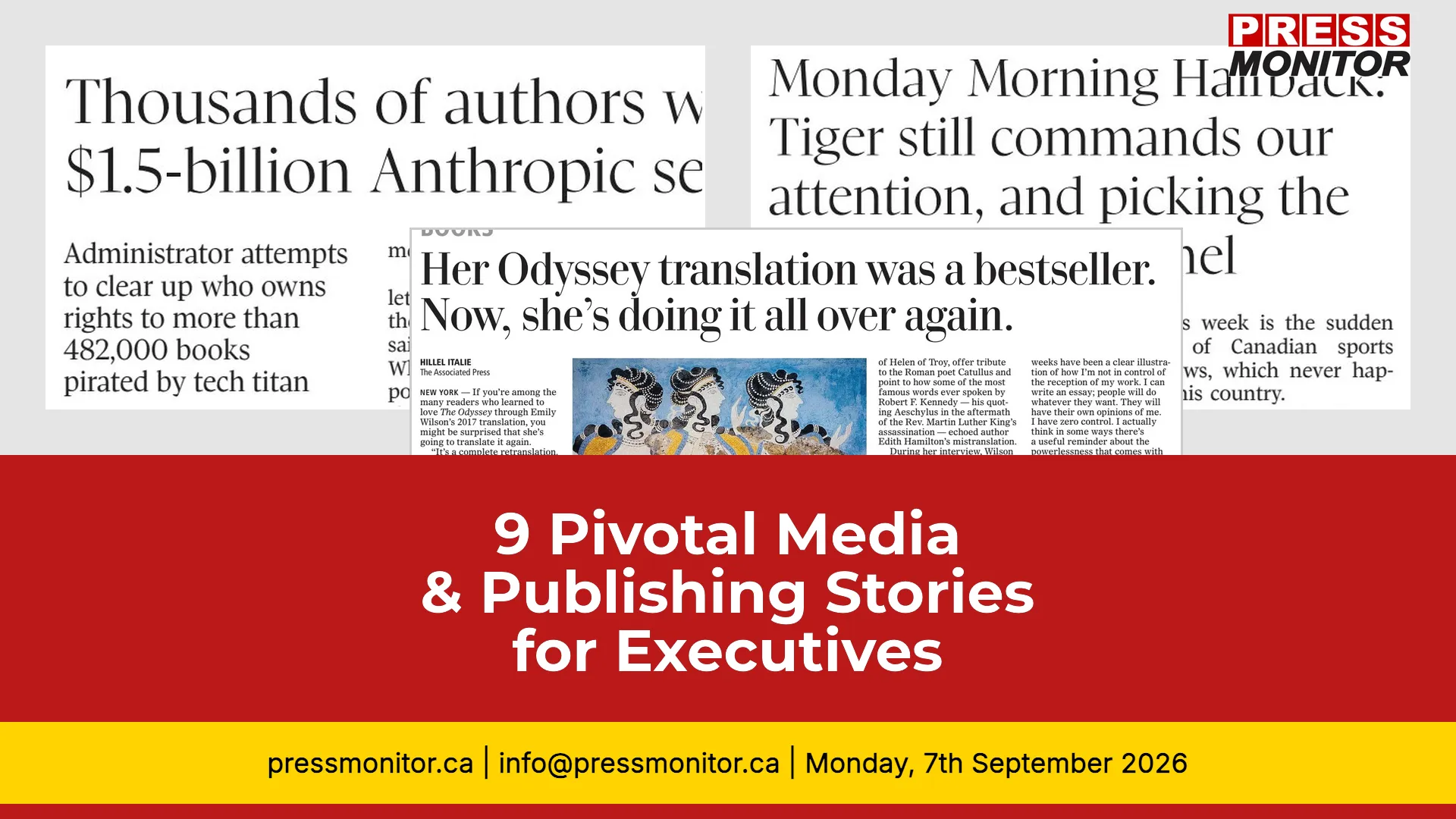 9 Pivotal Media & Publishing Stories for Executives