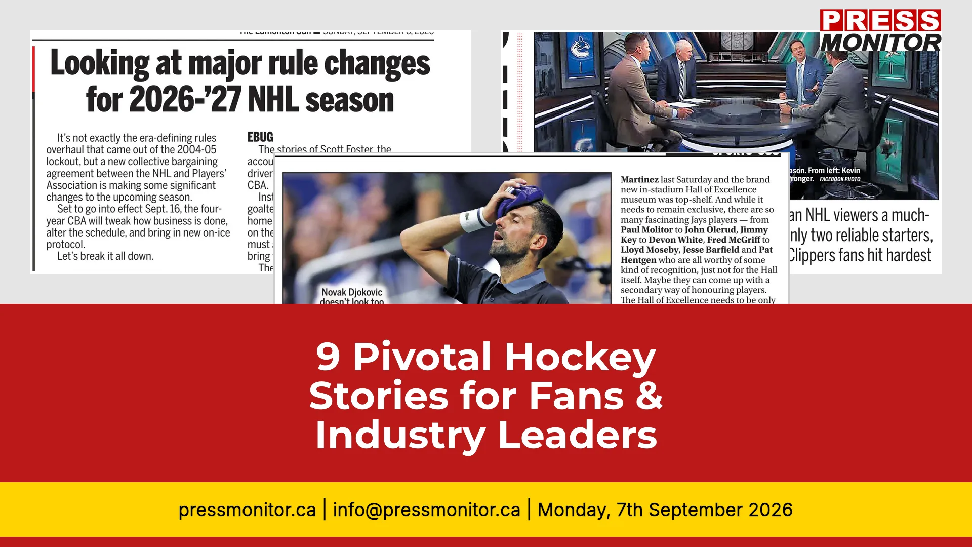 9 Pivotal Hockey Stories for Fans & Industry Leaders