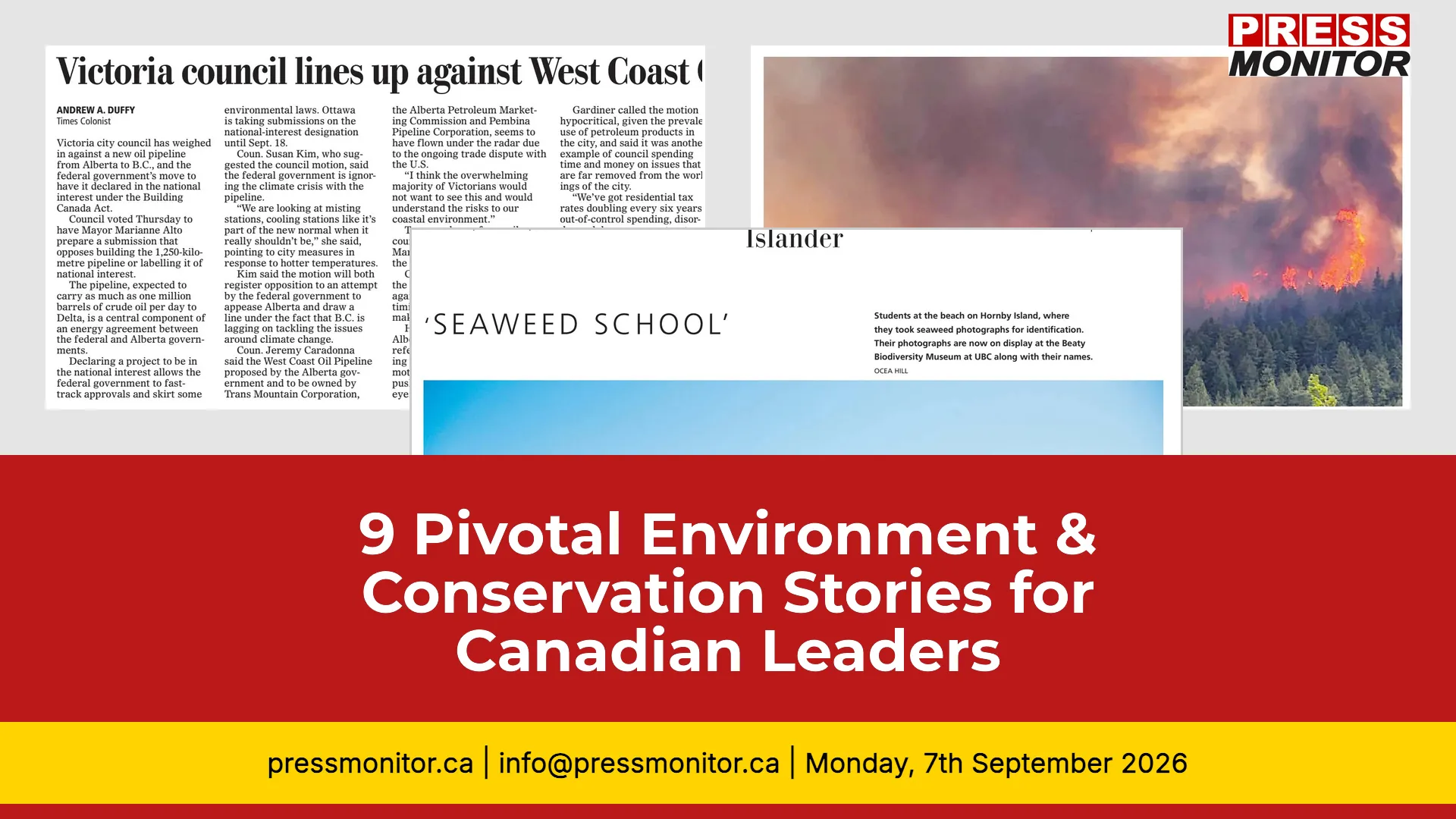 9 Pivotal Environment & Conservation Stories for Canadian Leaders