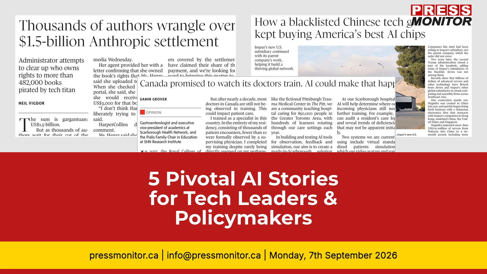 5 Pivotal AI Stories for Tech Leaders & Policymakers