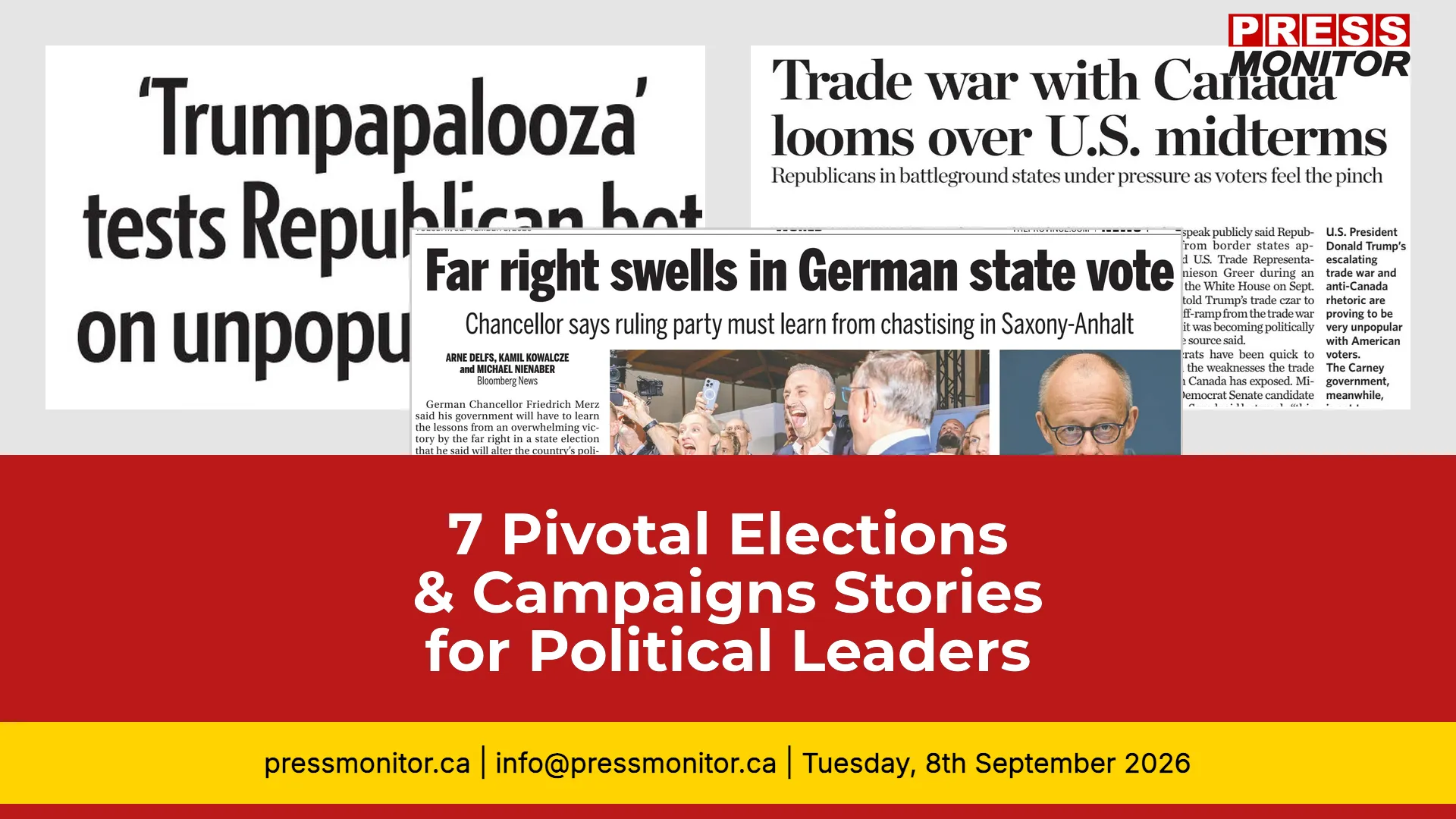7 Pivotal Elections & Campaigns Stories for Political Leaders