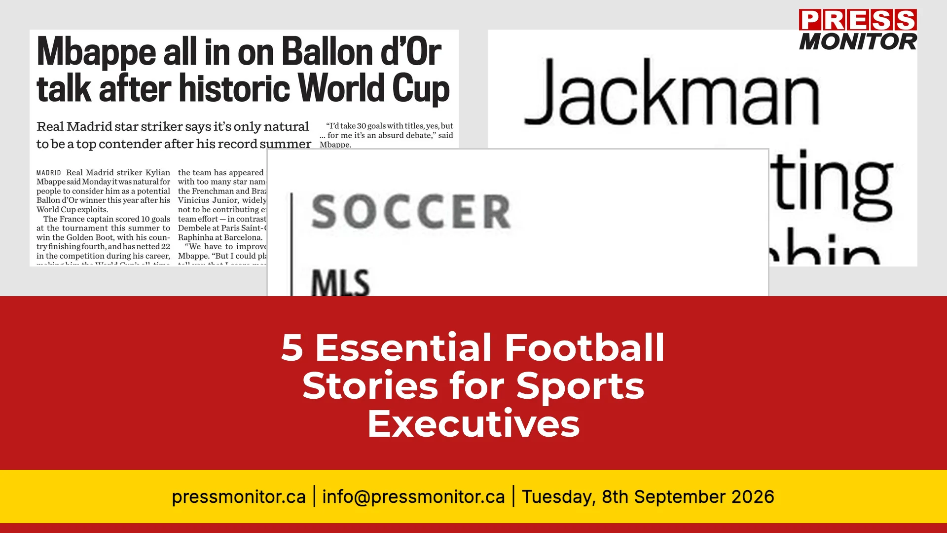 5 Essential Football Stories for Sports Executives
