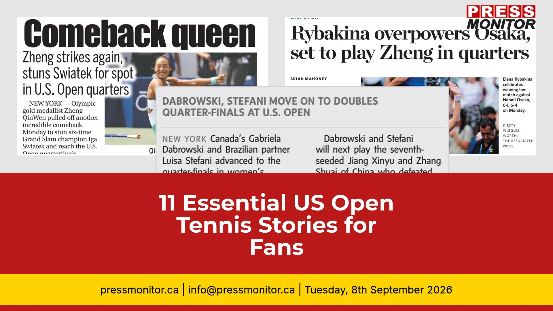 11 Essential US Open Tennis Stories for Fans