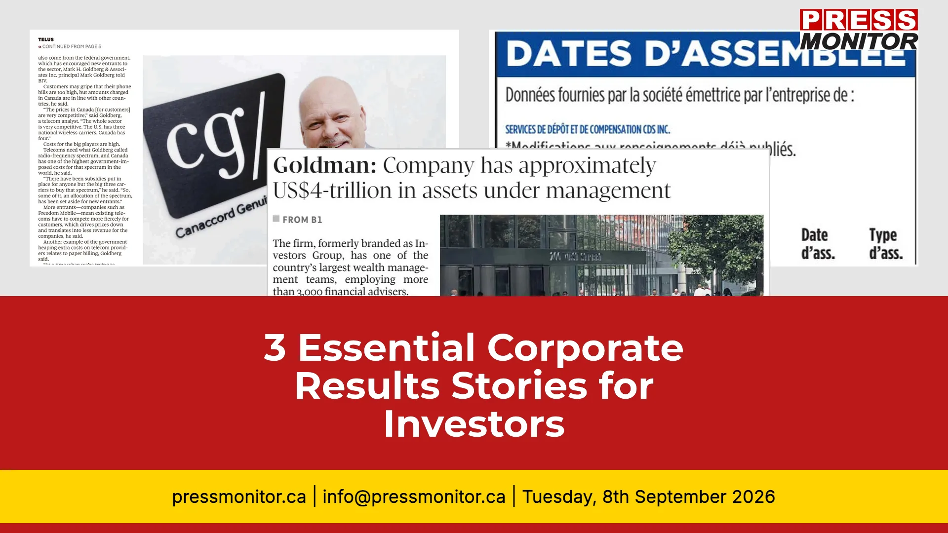 3 Essential Corporate Results Stories for Investors