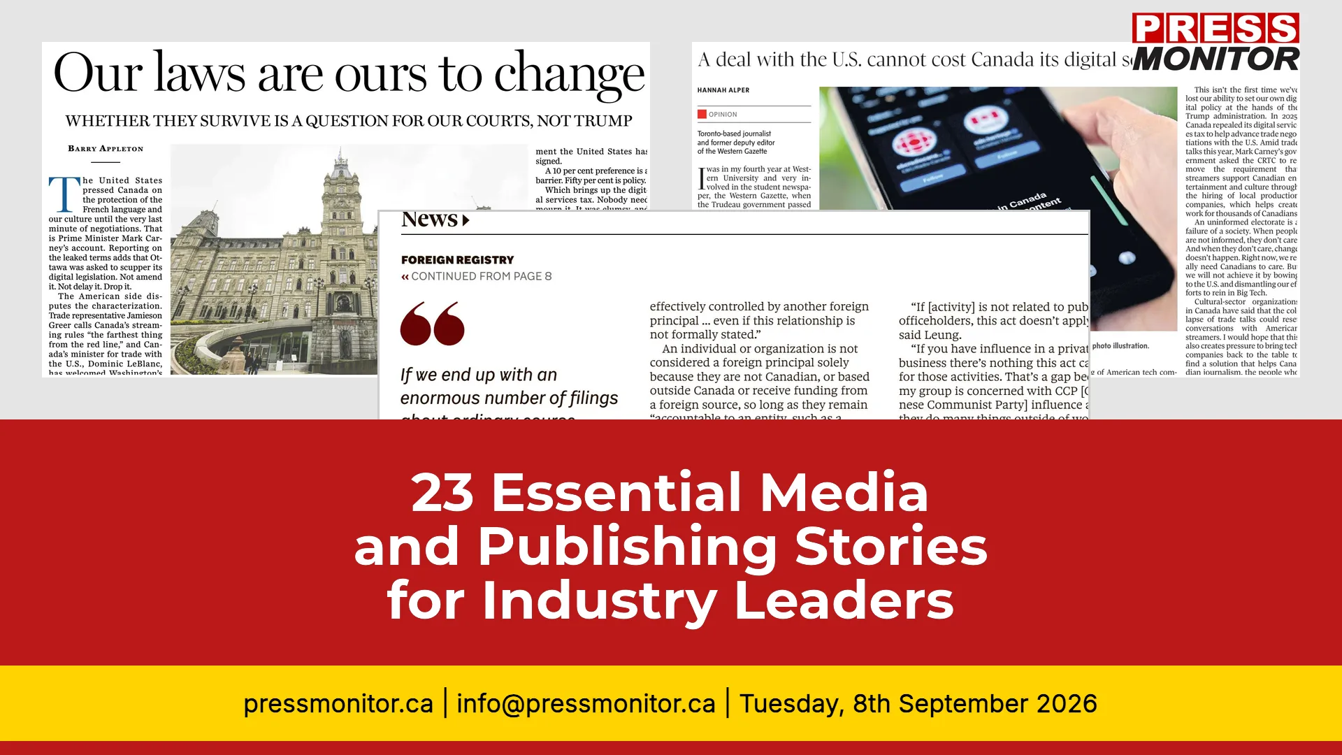 23 Essential Media and Publishing Stories for Industry Leaders