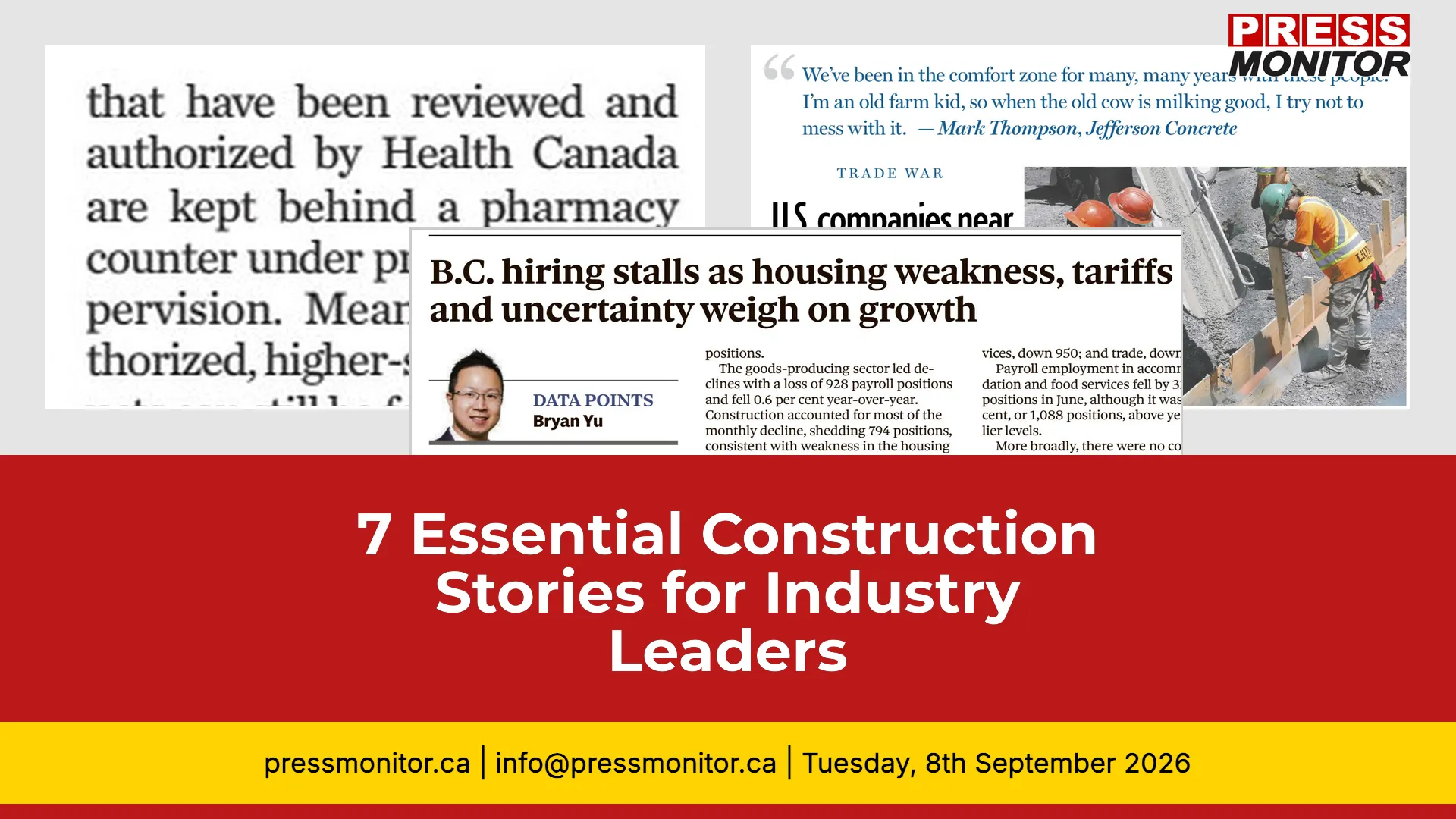 7 Essential Construction Stories for Industry Leaders