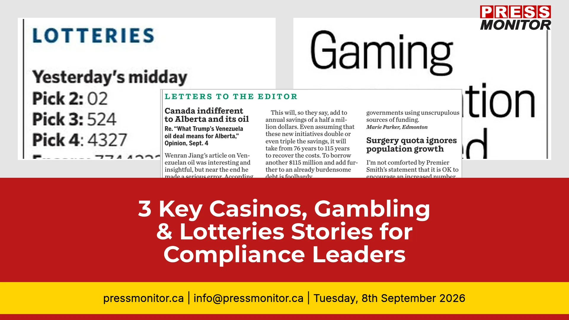 3 Key Casinos, Gambling & Lotteries Stories for Compliance Leaders