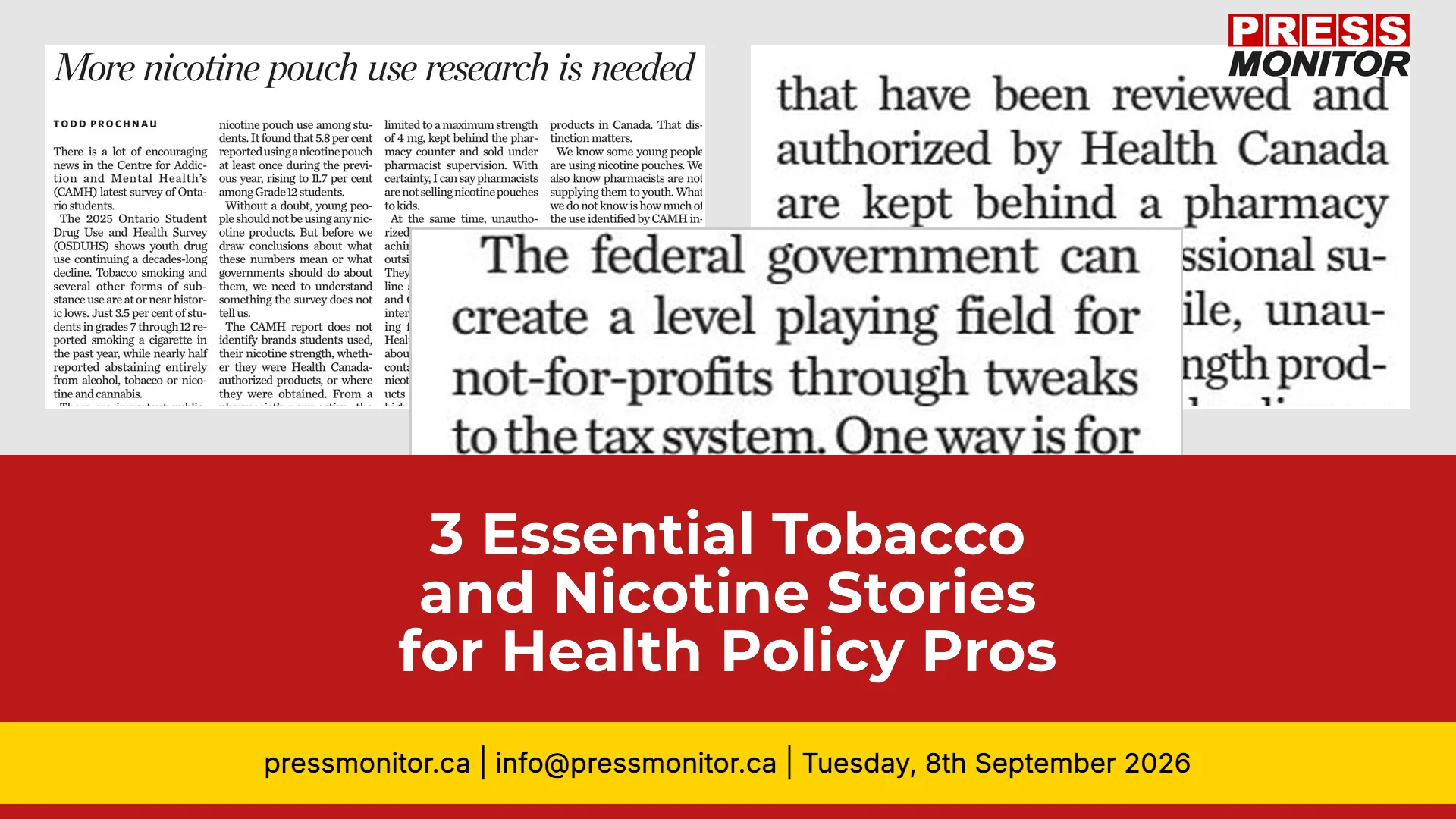 3 Essential Tobacco and Nicotine Stories for Health Policy Professionals