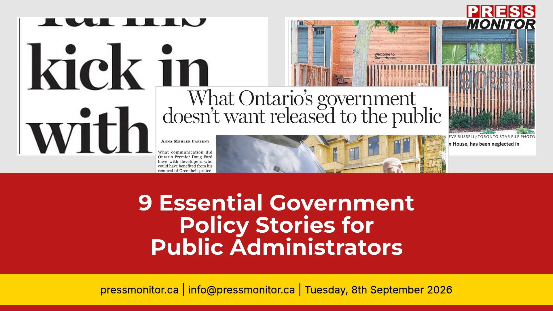 9 Essential Government Policy Stories for Public Administrators