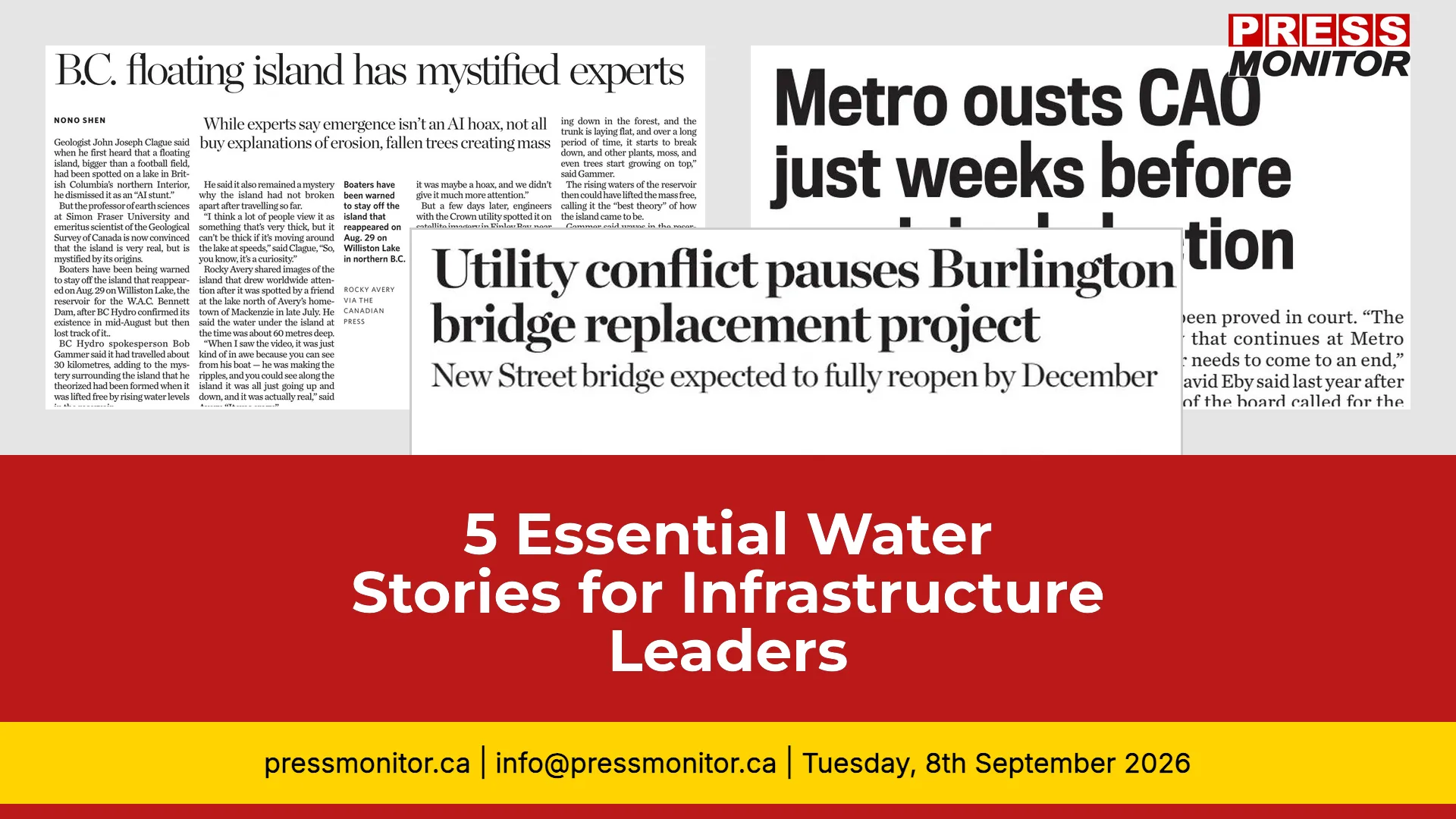 5 Essential Water Stories for Infrastructure Leaders