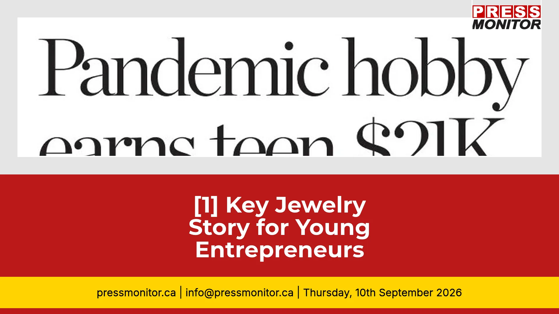 [1] Key Jewelry Story for Young Entrepreneurs