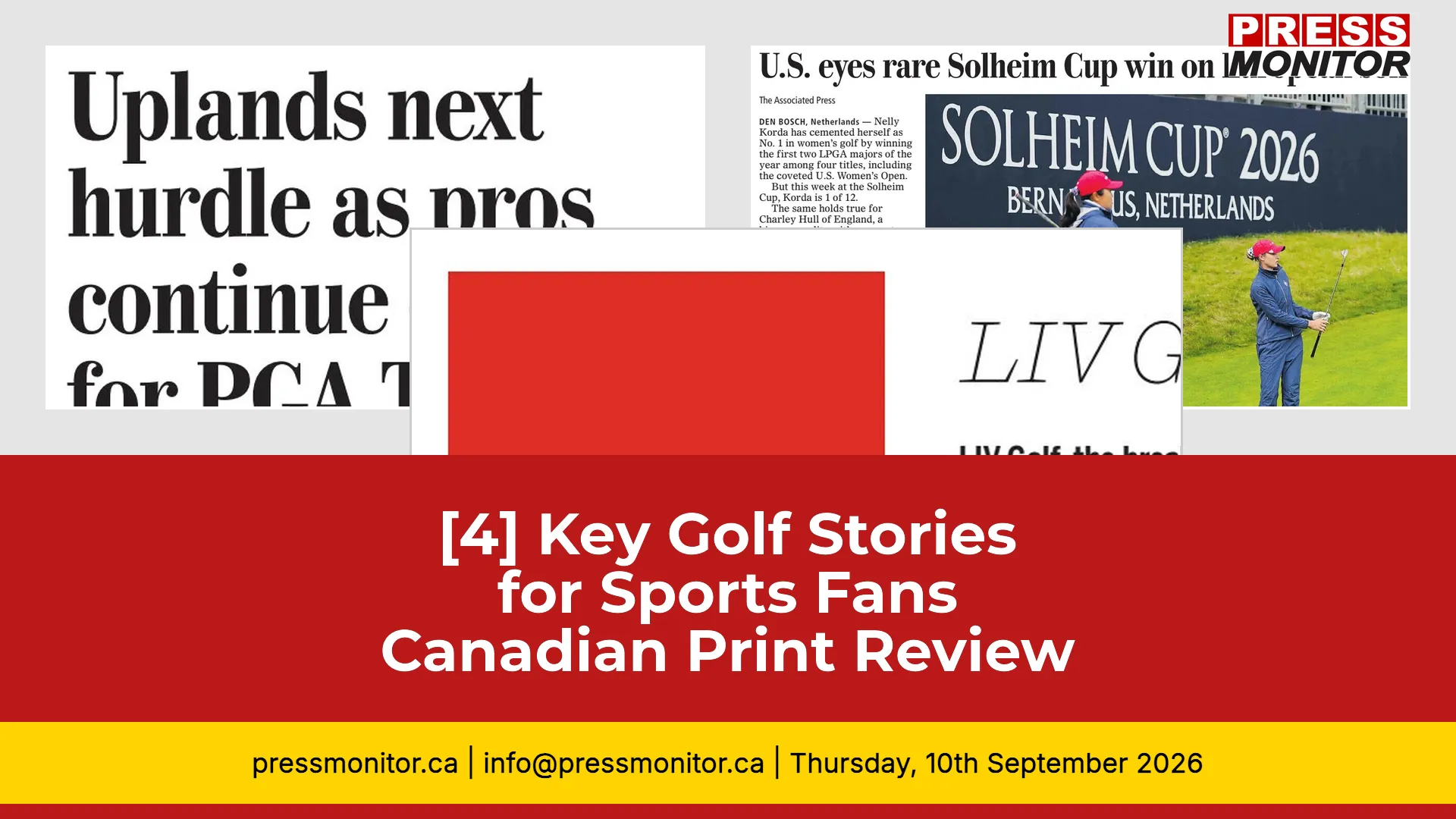 [4] Key Golf Stories for Sports Fans