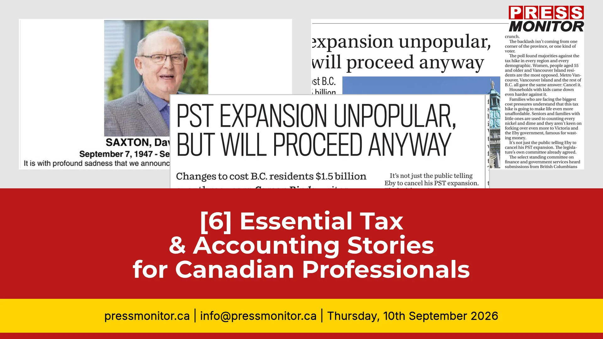 [6] Essential Tax & Accounting Stories for Canadian Professionals