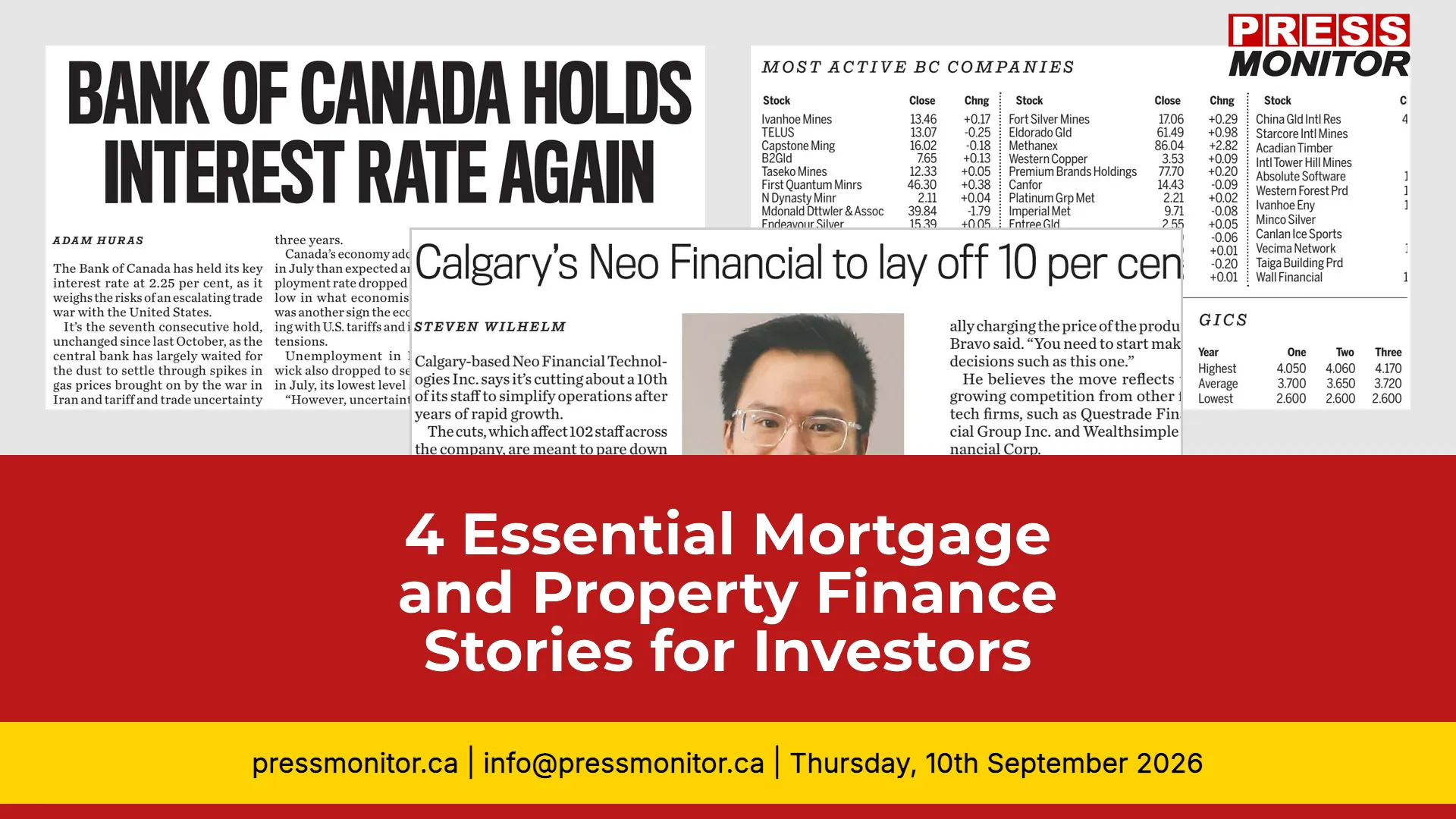4 Essential Mortgage and Property Finance Stories for Canadian Investors