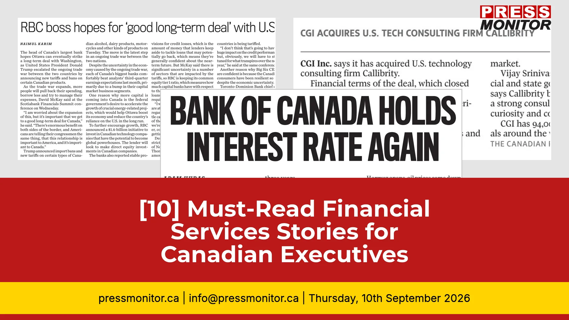 [10] Must-Read Financial Services Stories for Canadian Executives
