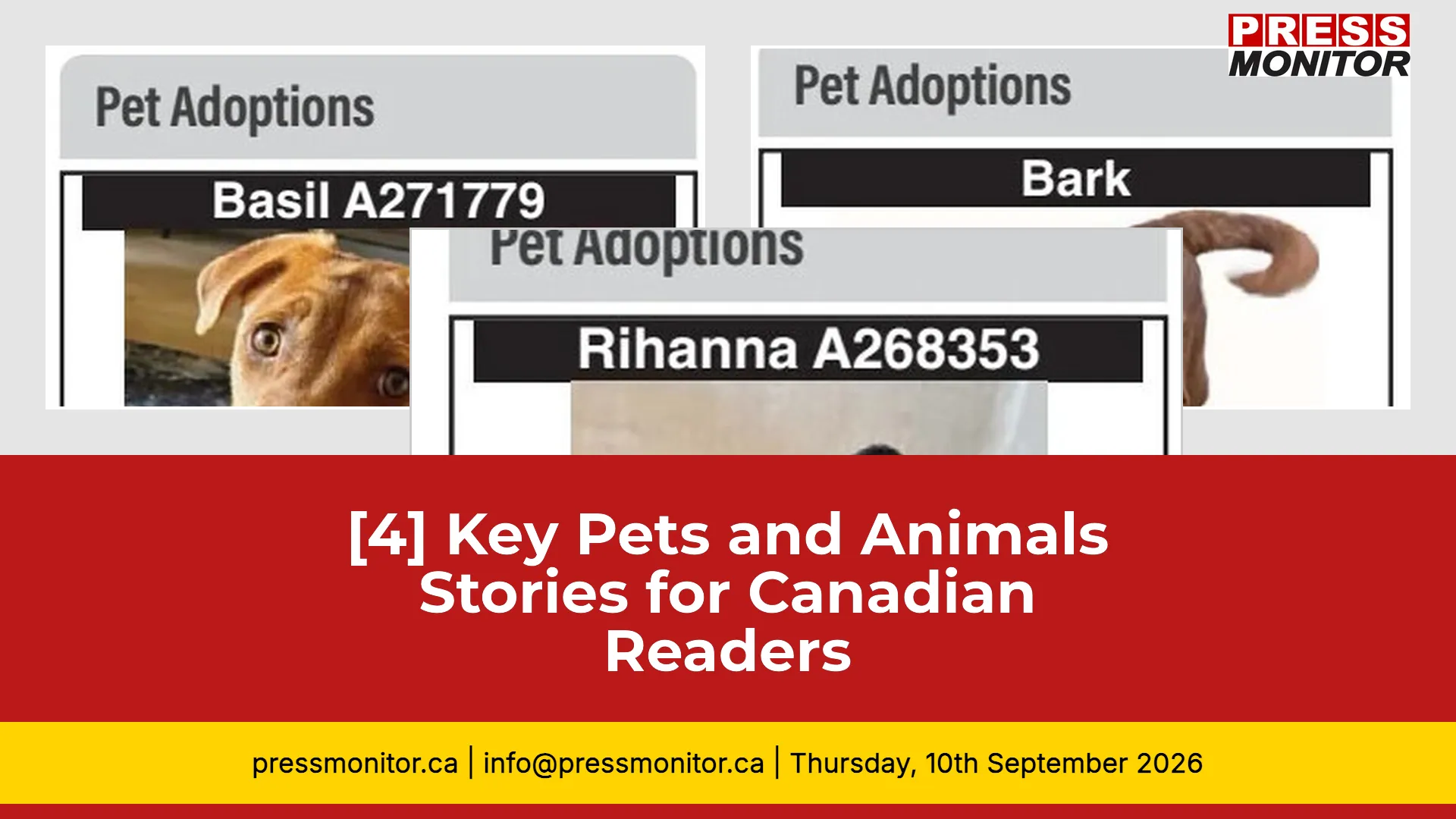 [4] Key Pets and Animals Stories for Canadian Readers