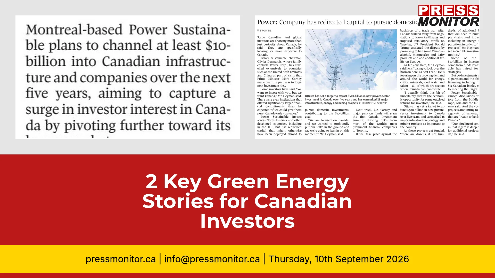 [2] Key Green Energy Stories for Canadian Investors