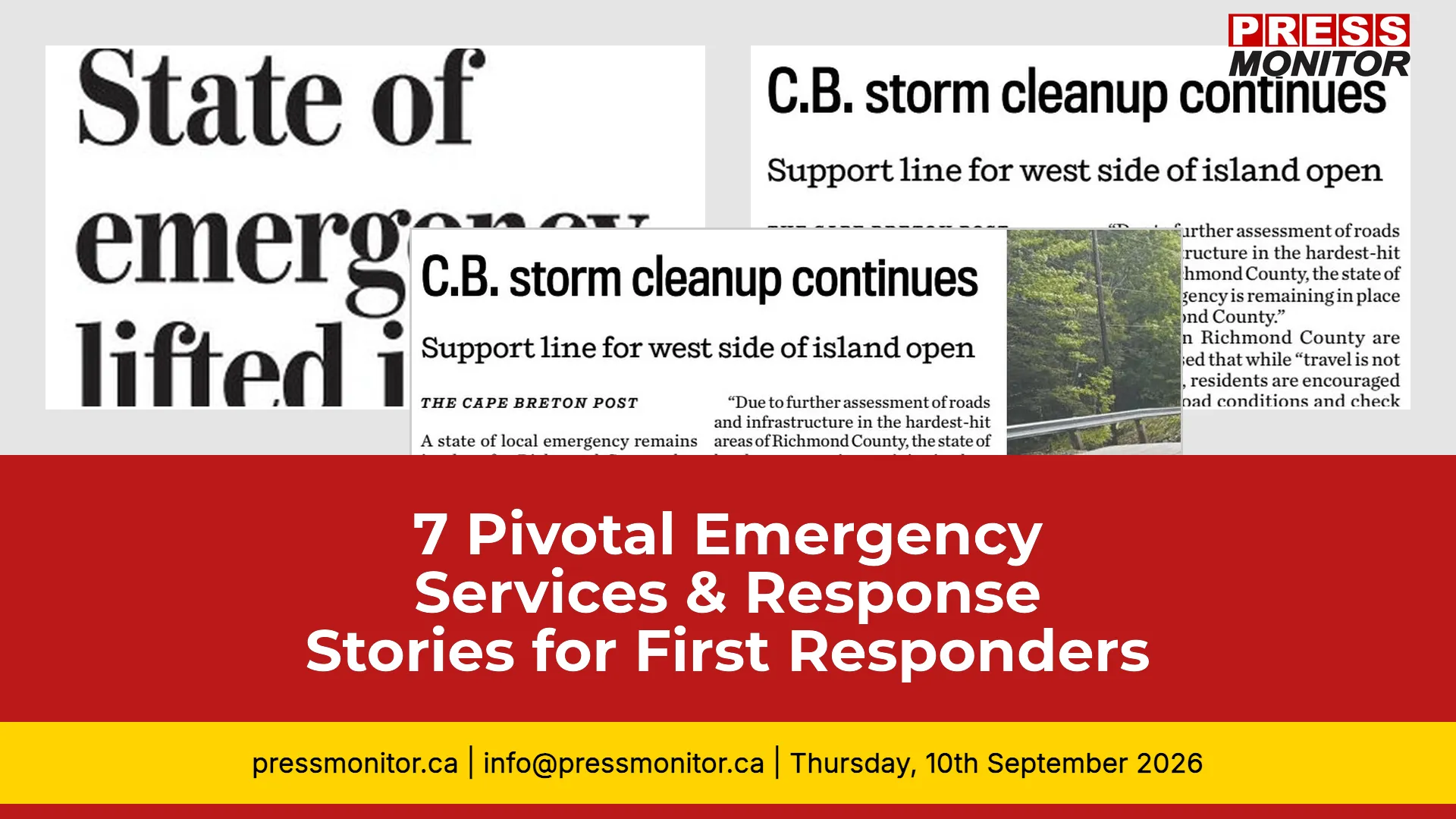 7 Pivotal Emergency Services & Response Stories for First Responders